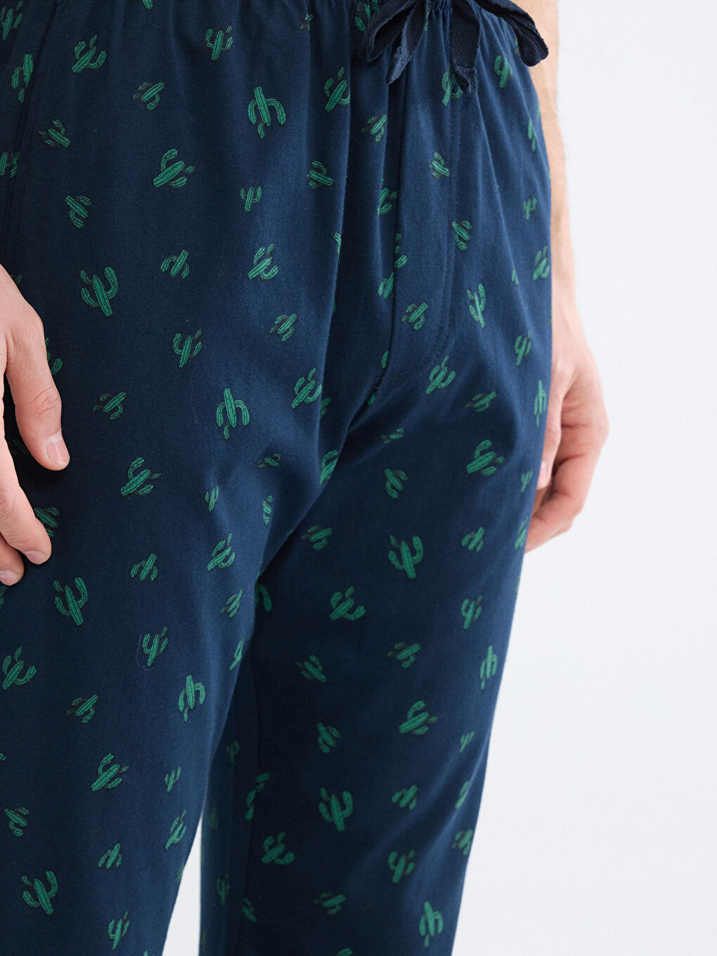 Mann DUNKELBLAU Pyjama-Hosen-2