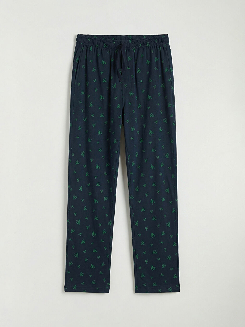 Muške štampane pidžama pantalone, standardni kroj-5