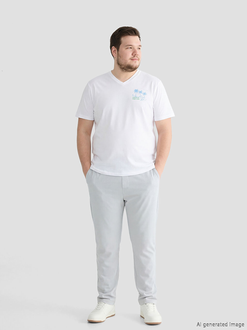 Gri Standart Kalıp Erkek Pijama Alt-1