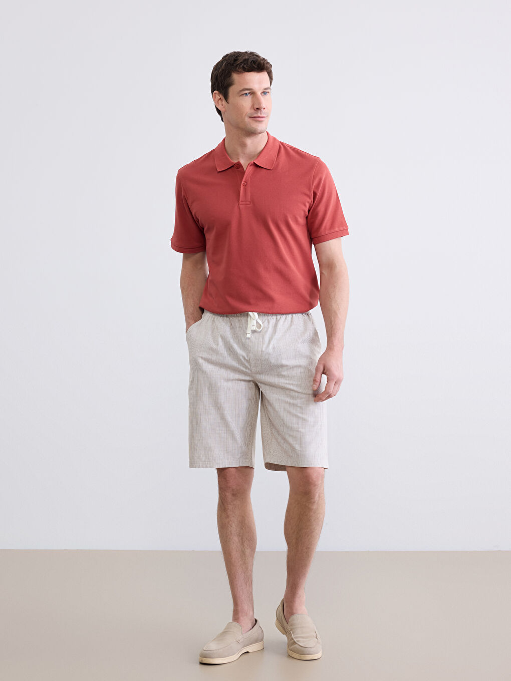 Man BEIGE Pyjama Bottoms