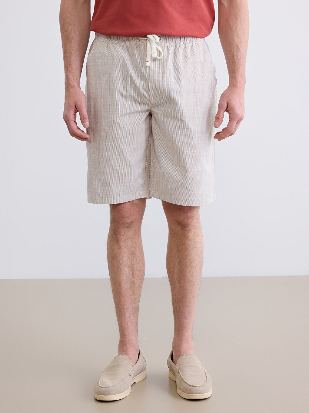 Man BEIGE Pyjama Bottoms-1