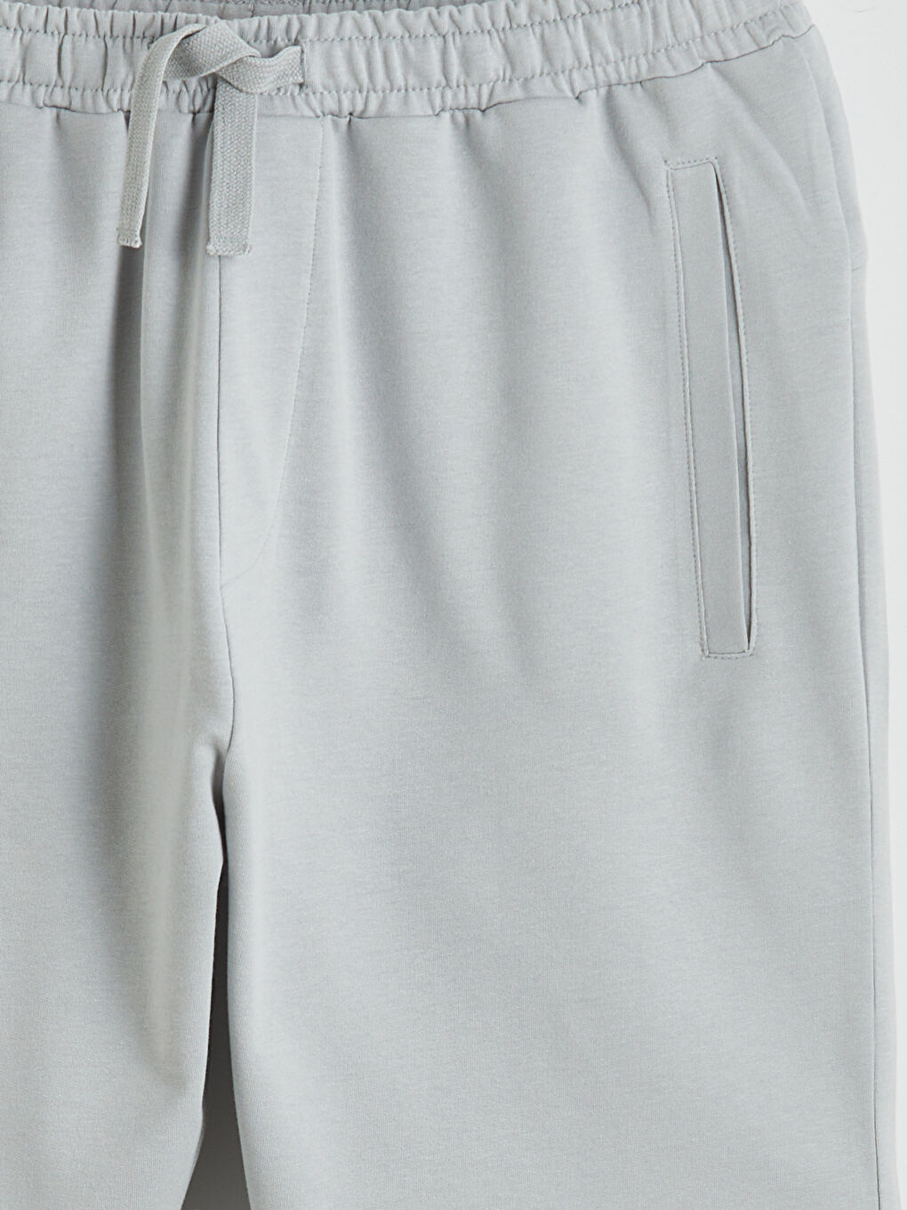 Gri Standart Kalıp Erkek Pijama Alt Şort-5