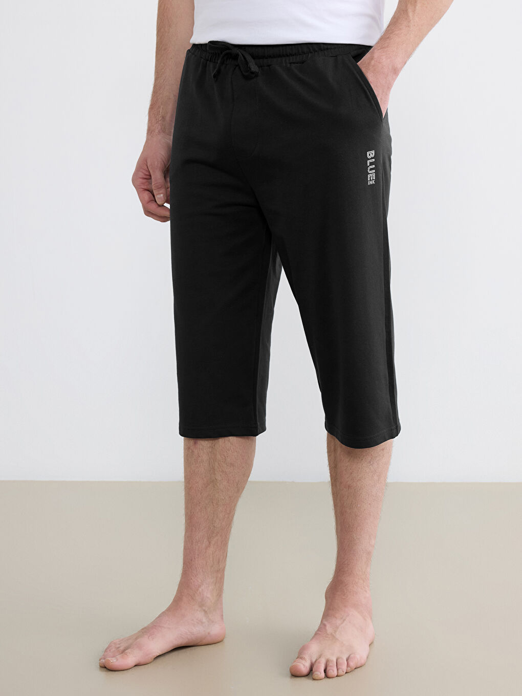 რეგულარული მორგების მამაკაცის პიჟამის ქვედაბოლო-1