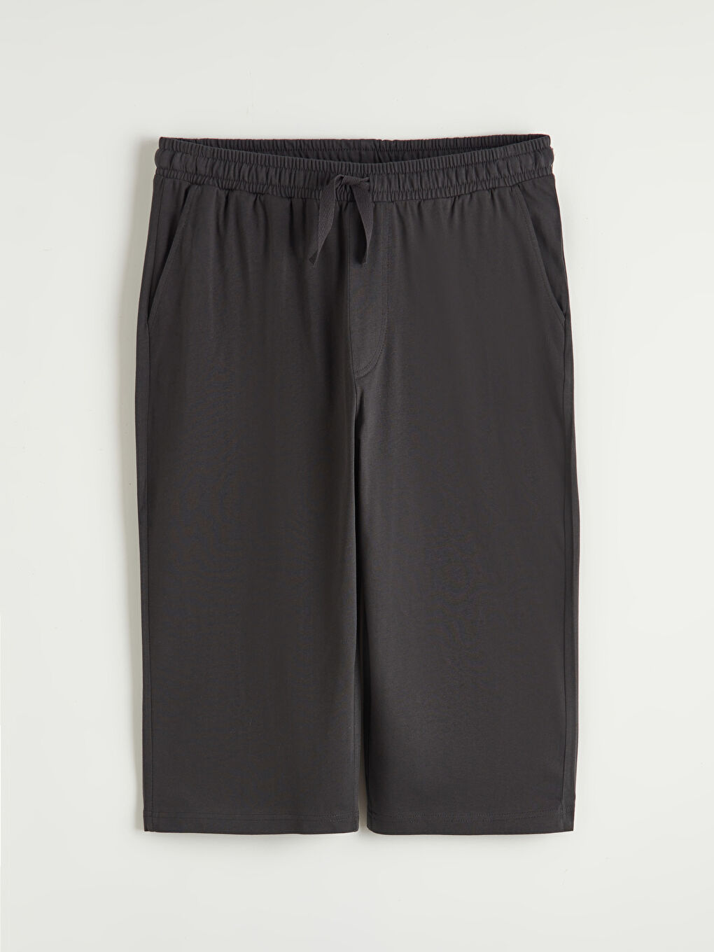 Gri Standart Kalıp Erkek Pijama Alt Şort-4