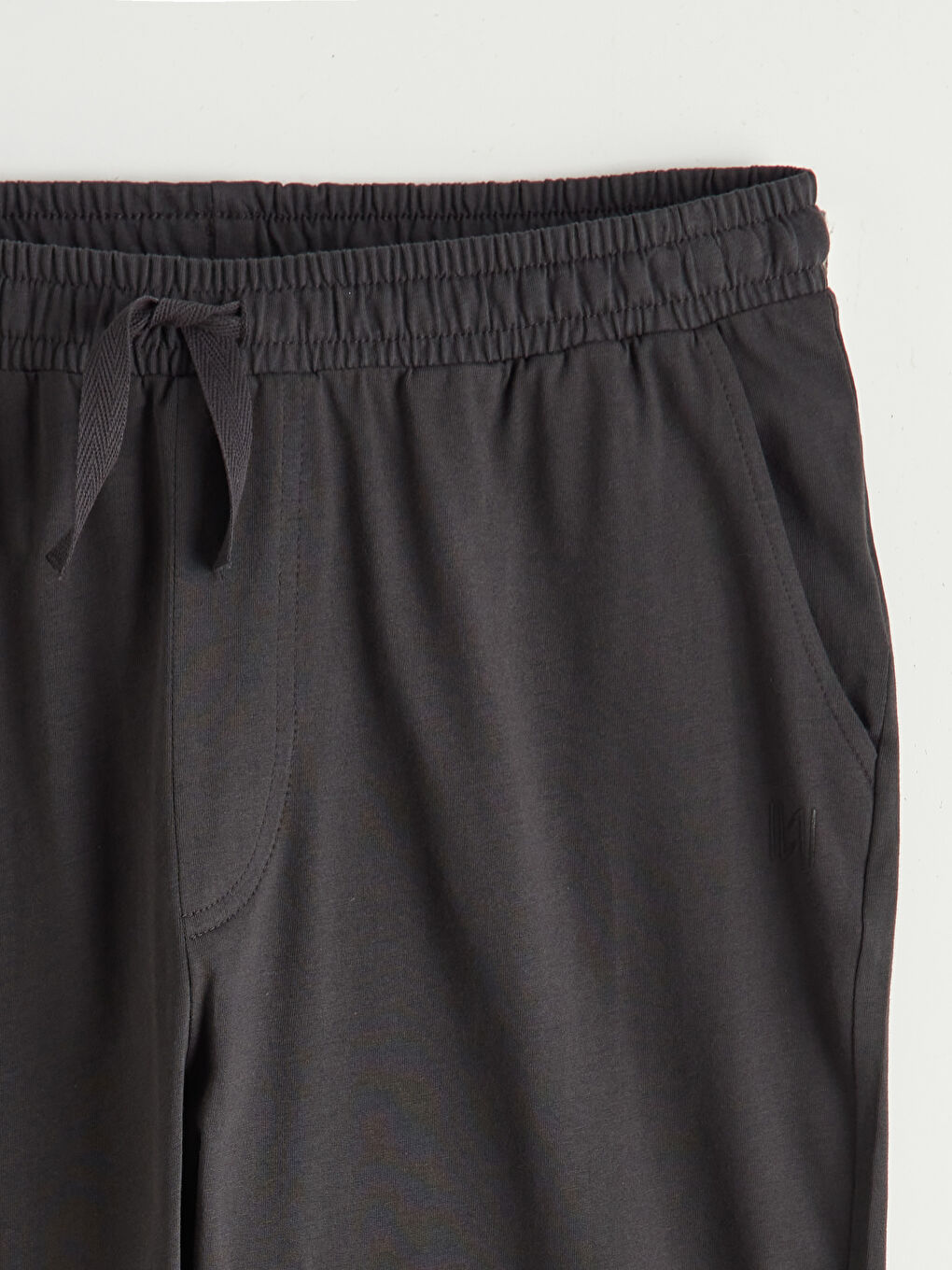 Gri Standart Kalıp Erkek Pijama Alt Şort-5