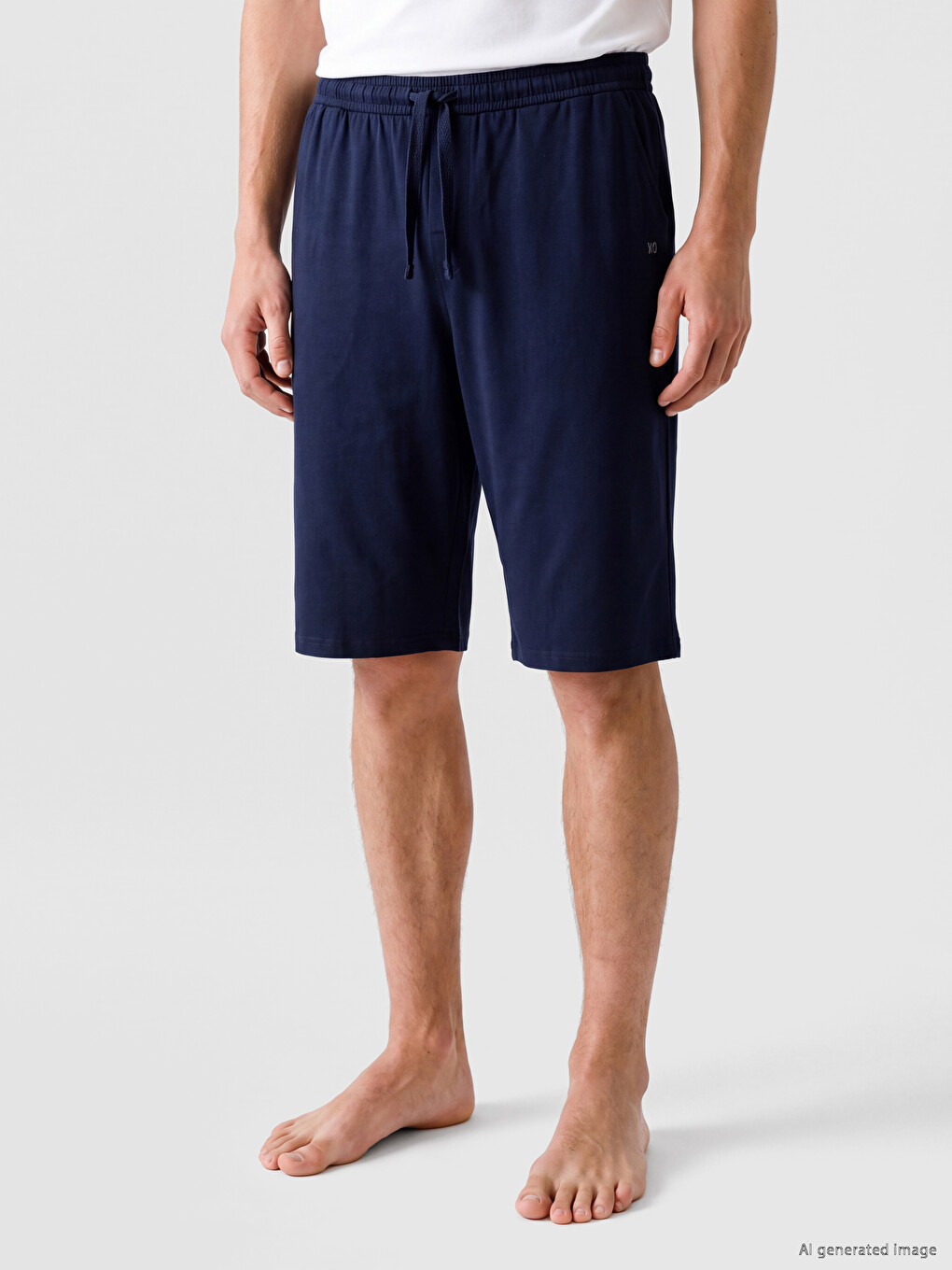 Standard Fit Men's Pyjama Bottom Shorts-1