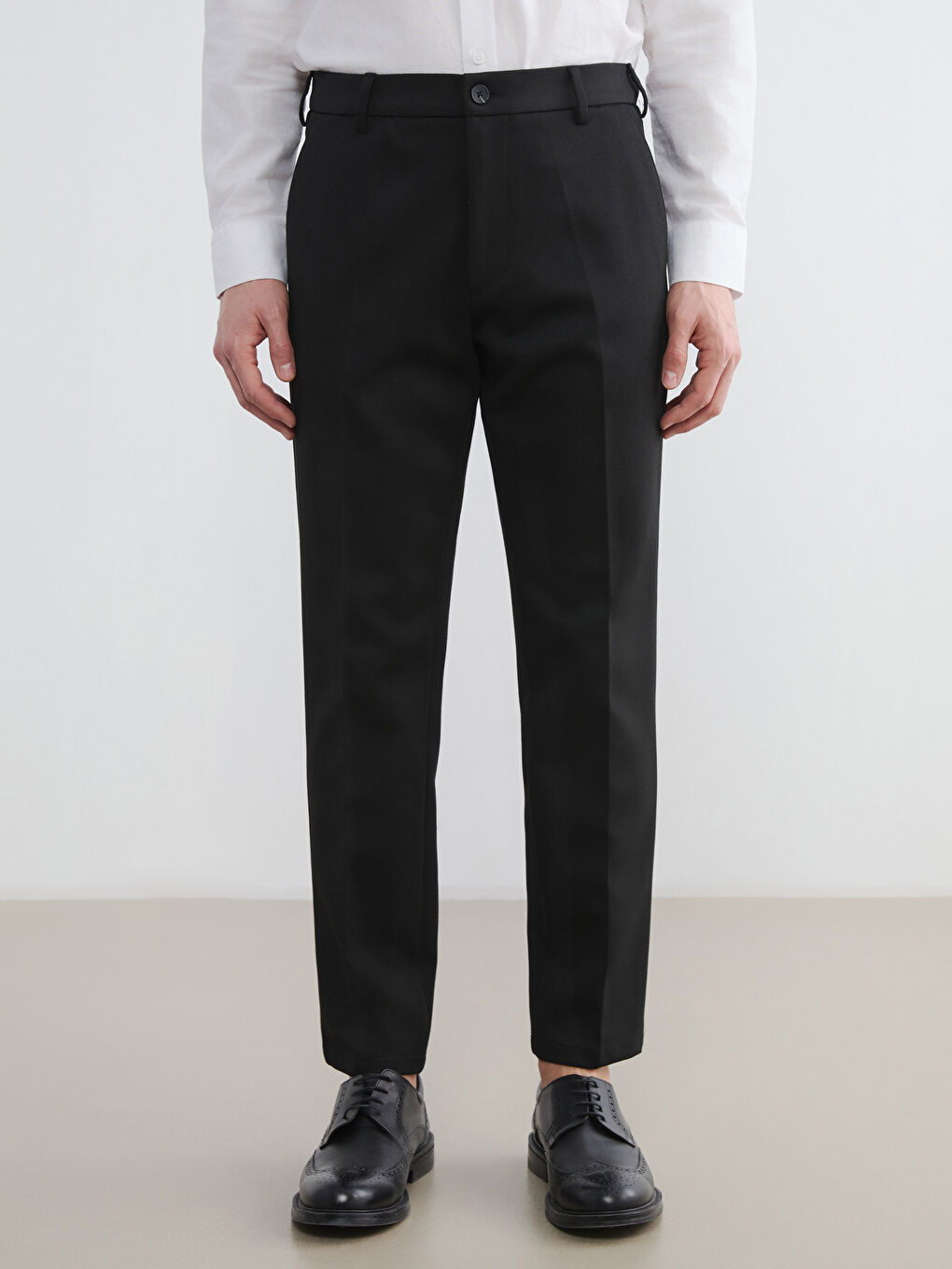 Man BLACK Formal Dress Trousers-1