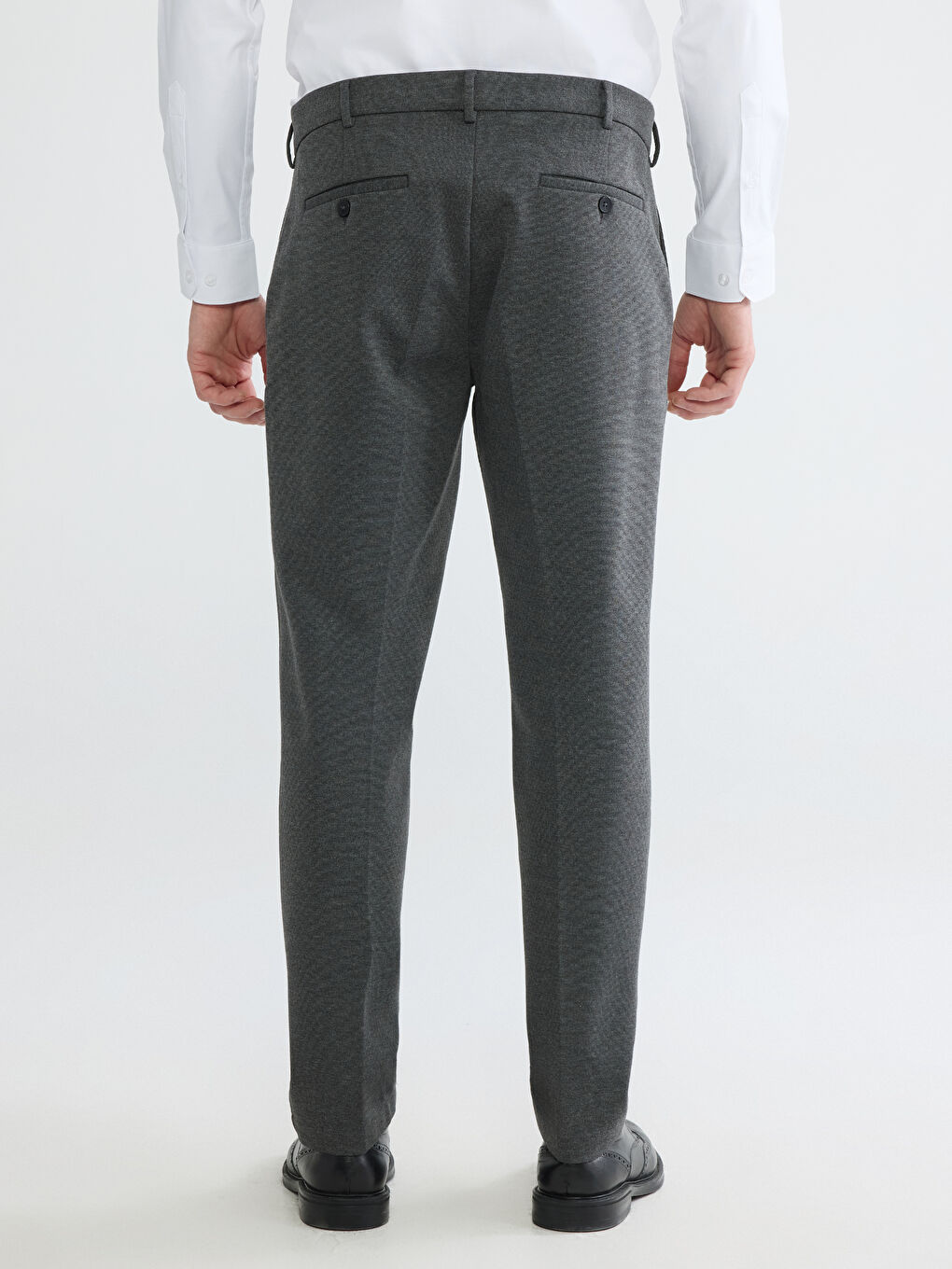 Gri Slim Fit Erkek Pantolon-3