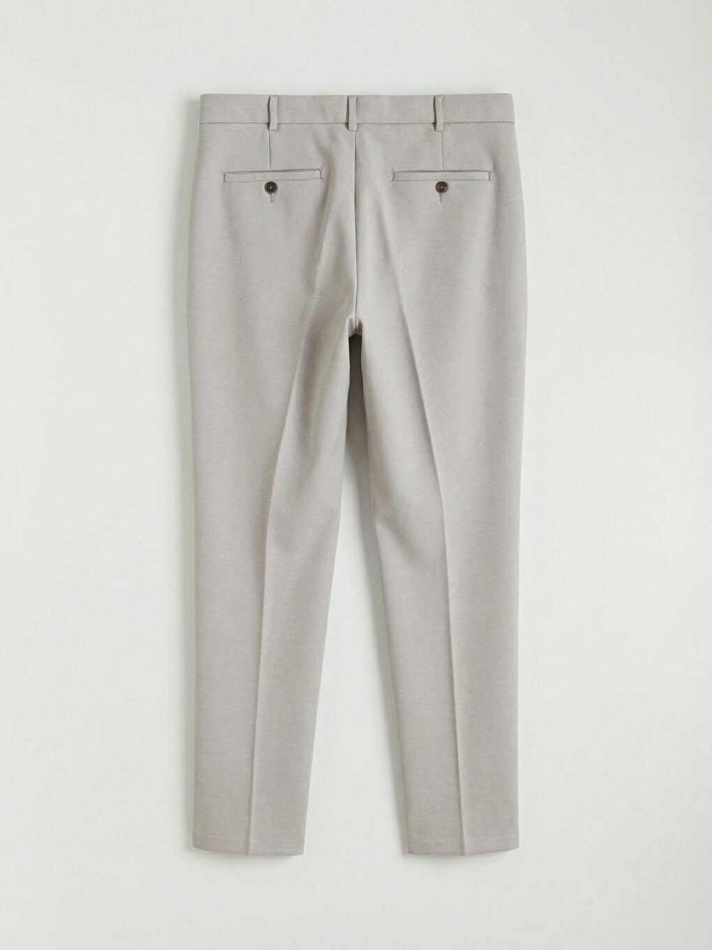 Bej Slim Fit Erkek Takım Elbise Pantolonu-5