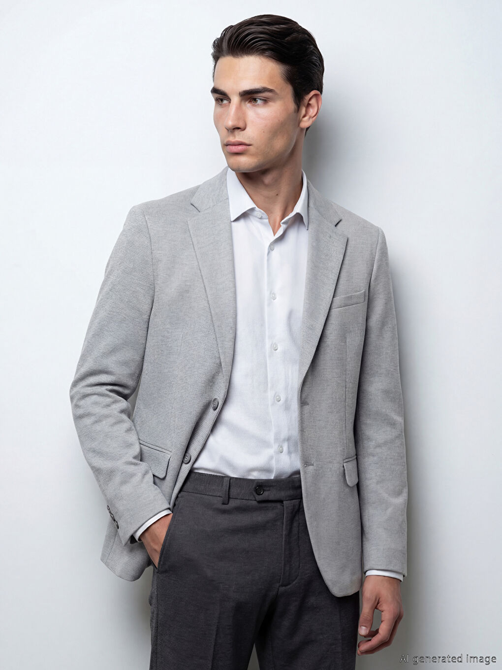 Slim Fit Men's Suit Jacket