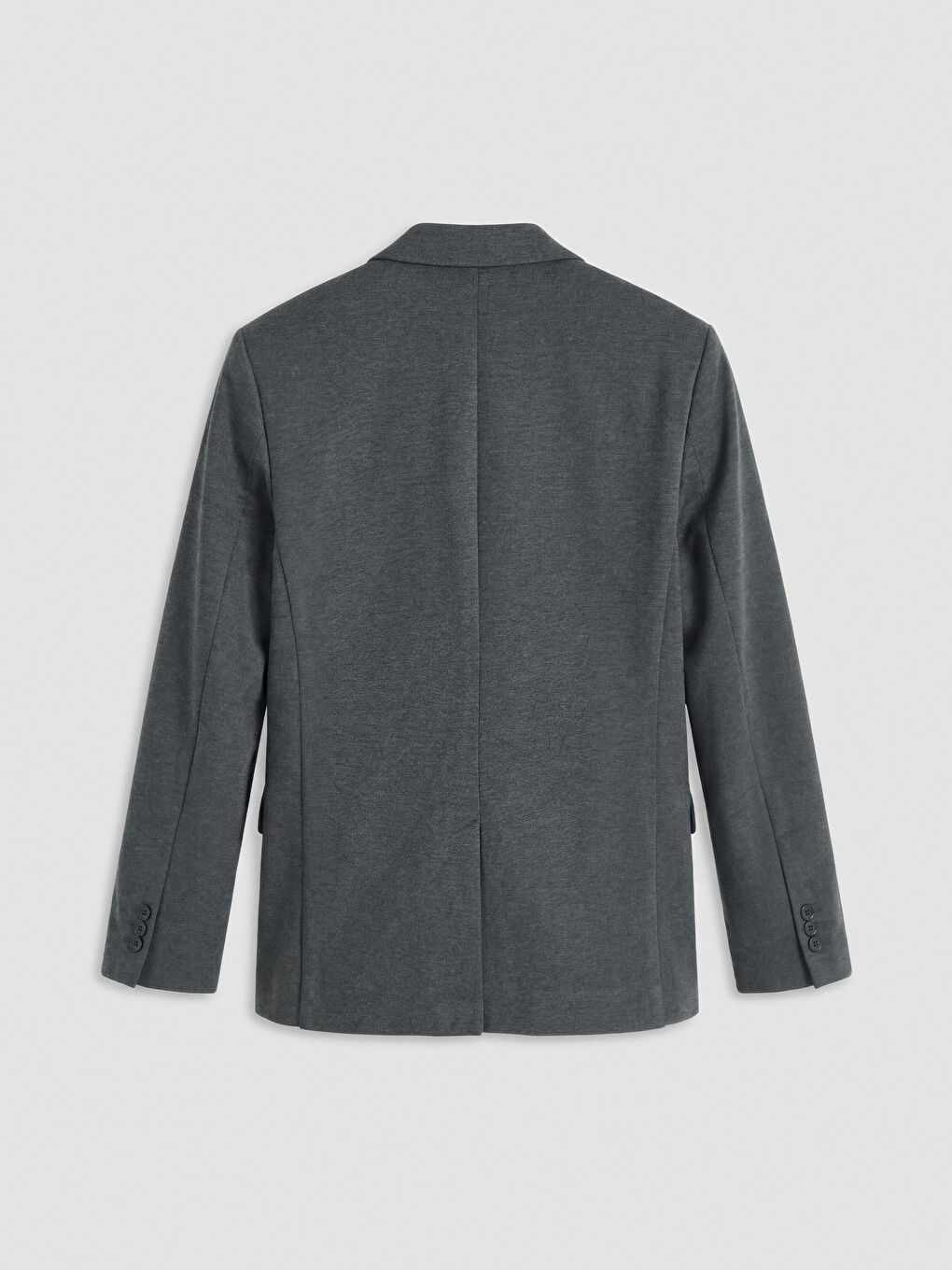 Gri Dar Kalıp Erkek Takım Elbise Ceketi-1