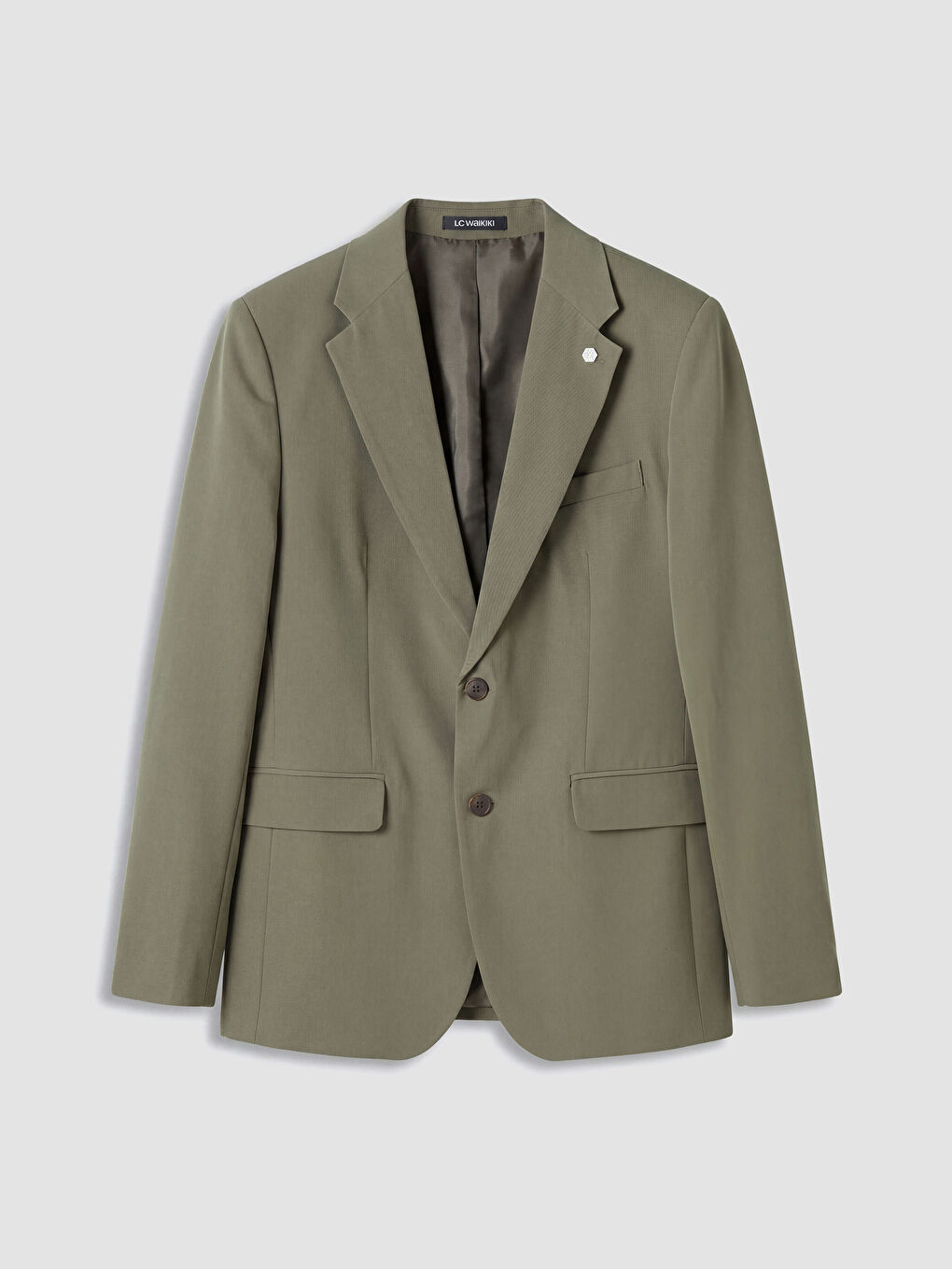 Yeşil Regular Fit Erkek Takım Elbise Ceketi