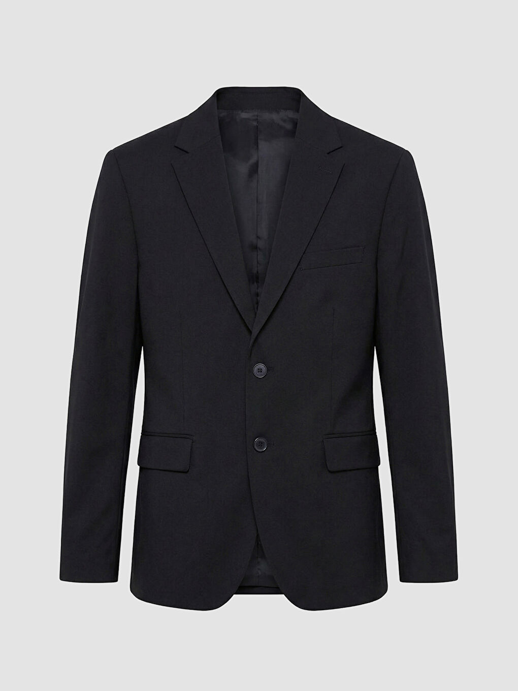 Lacivert Standart Kalıp Erkek Blazer Ceket