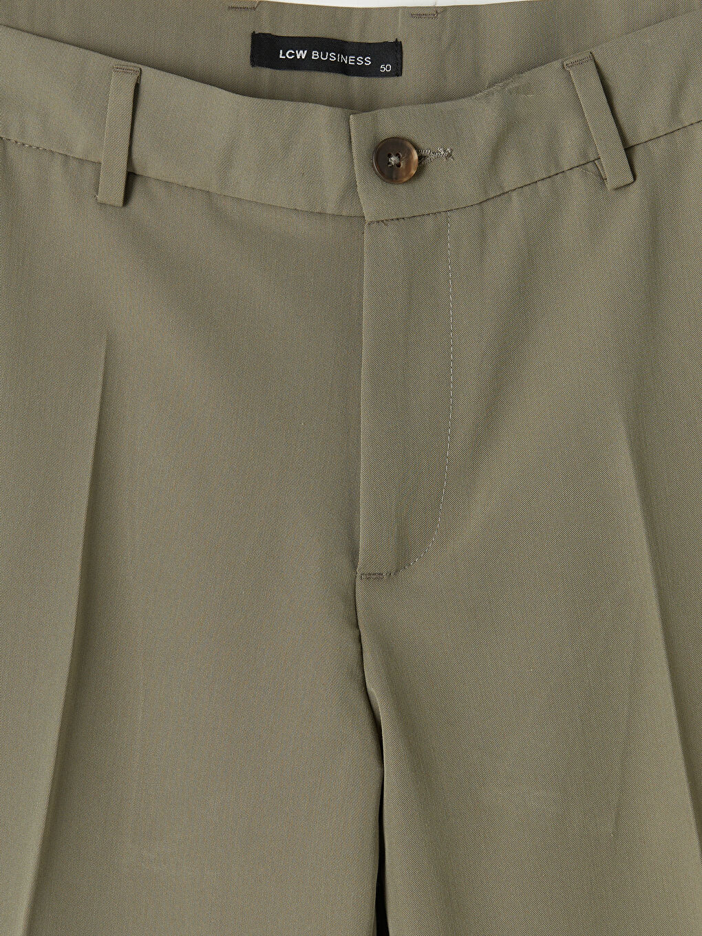Yeşil Regular Fit Gabardin Erkek Takım Elbise Pantolonu-2