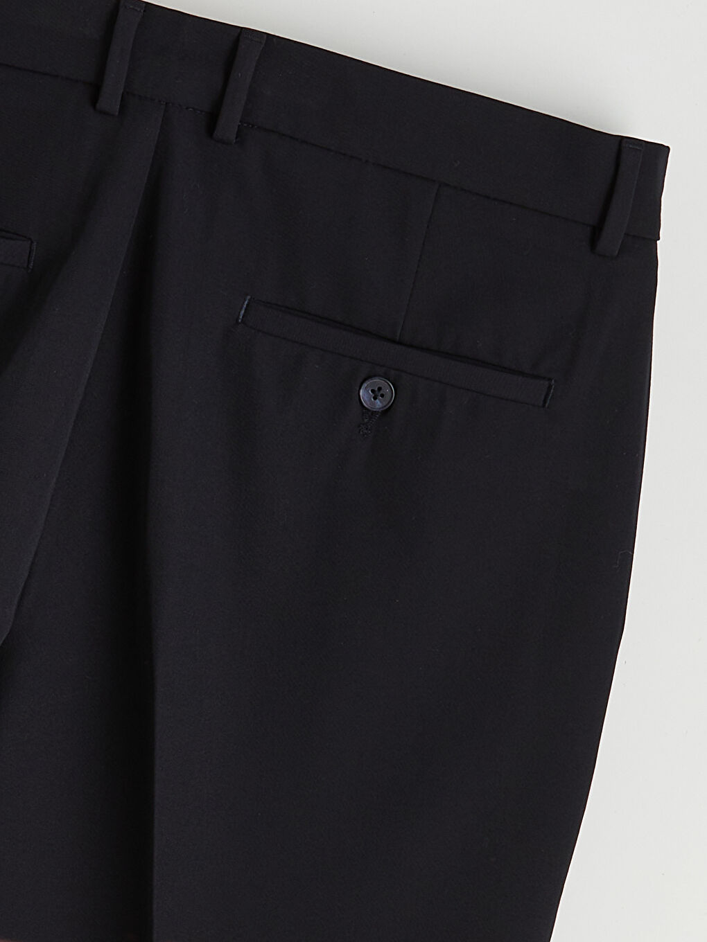 Lacivert Standart Kalıp Gabardin Erkek Pantolon-5