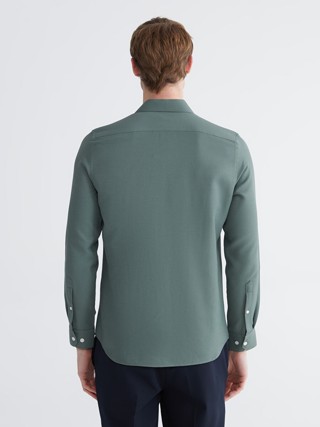 გამხდარი დობი მამაკაცის პერანგი-3