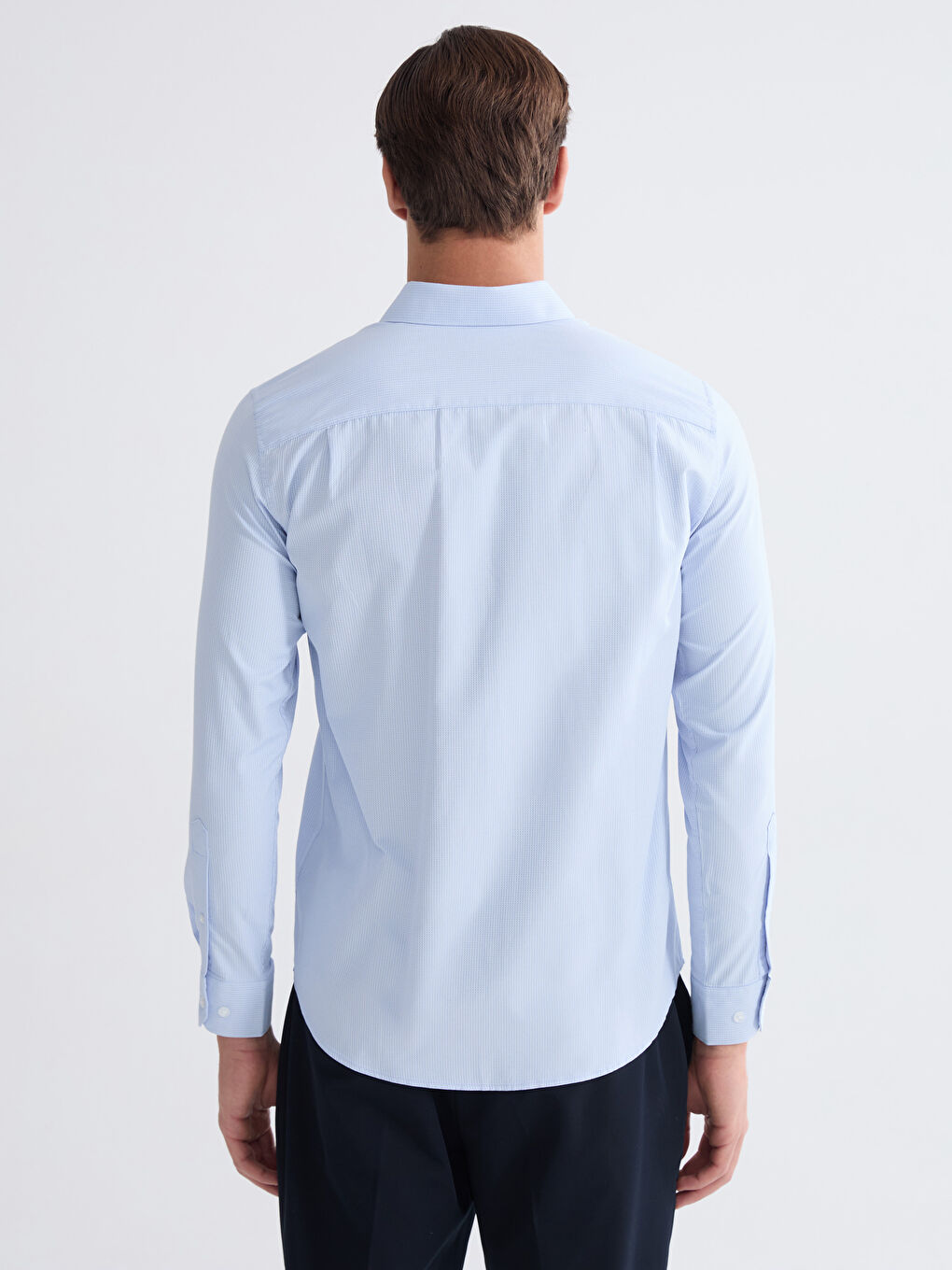 Mavi Regular Fit Armürlü Erkek Gömlek-3