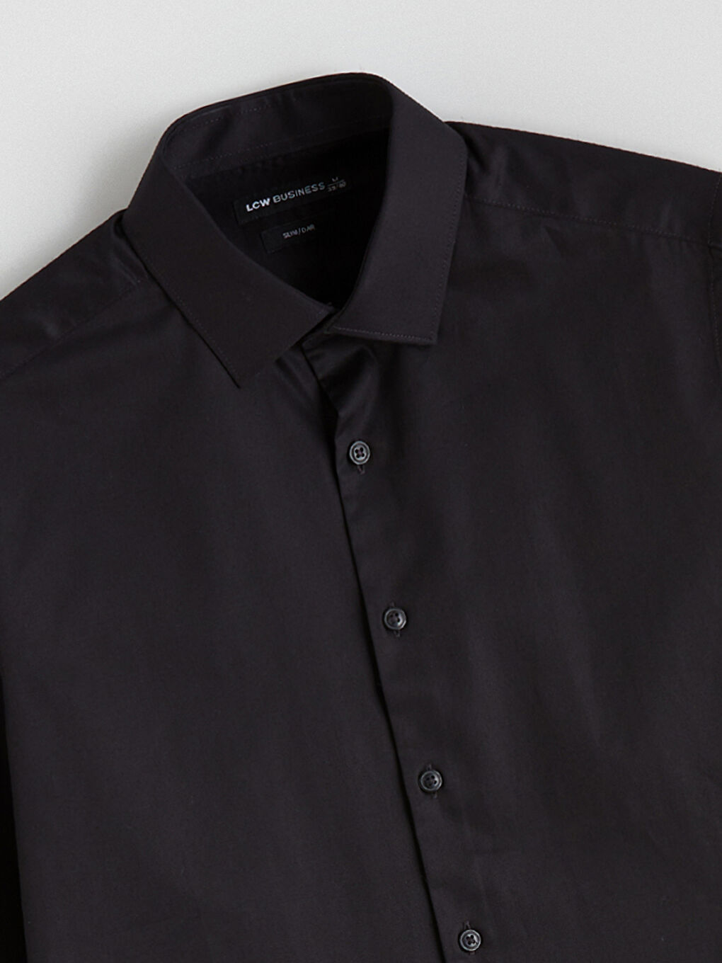 Slim Fit Gabardine Men's Shirt-5