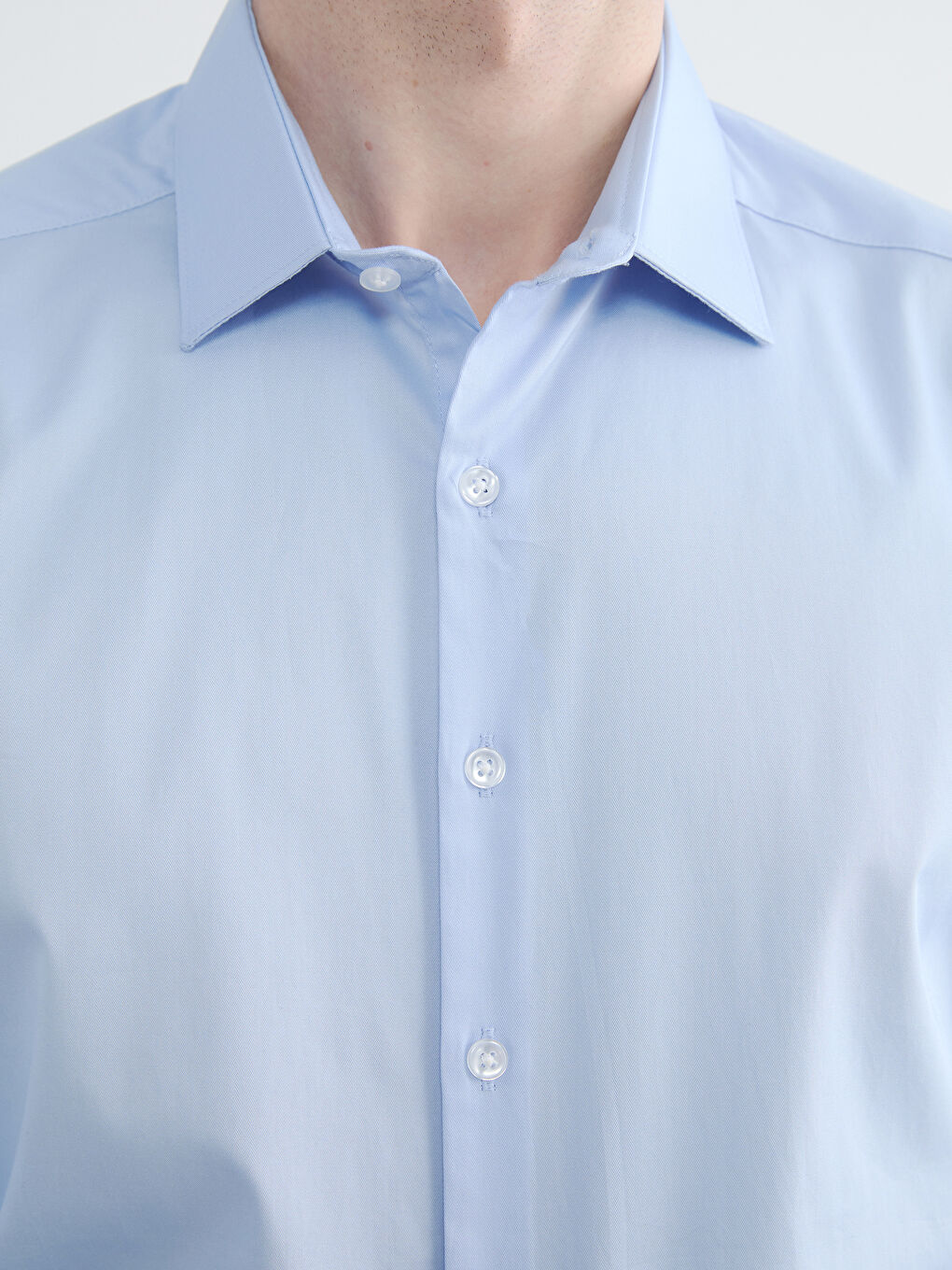 Slim Fit Gabardine Men's Shirt-4