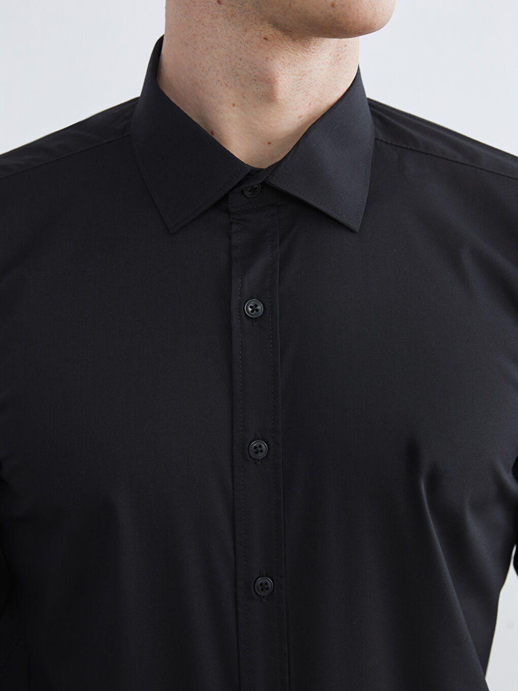 Мужчины Черный Рубашка-2