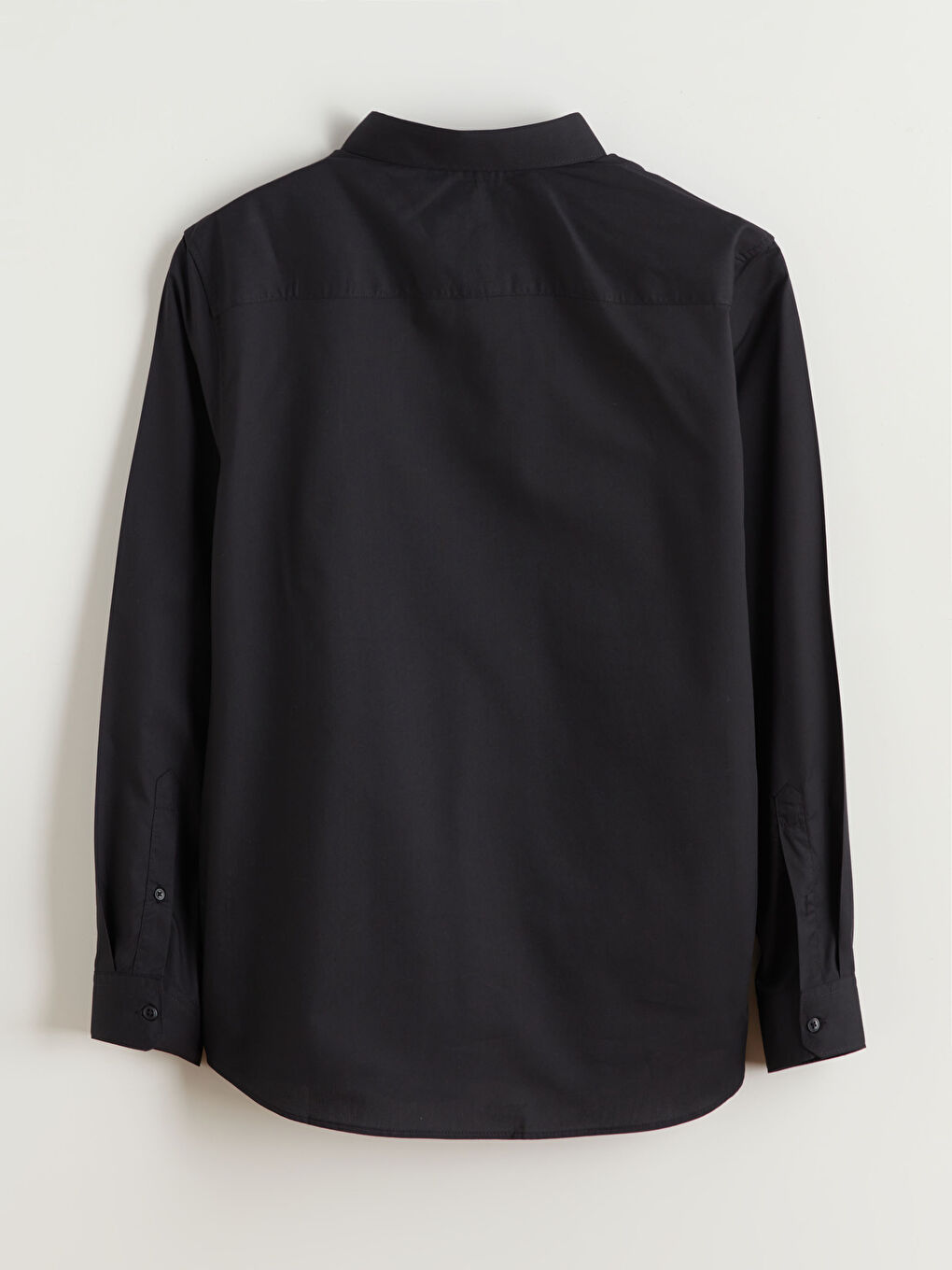 Мужчины Черный Рубашка-5