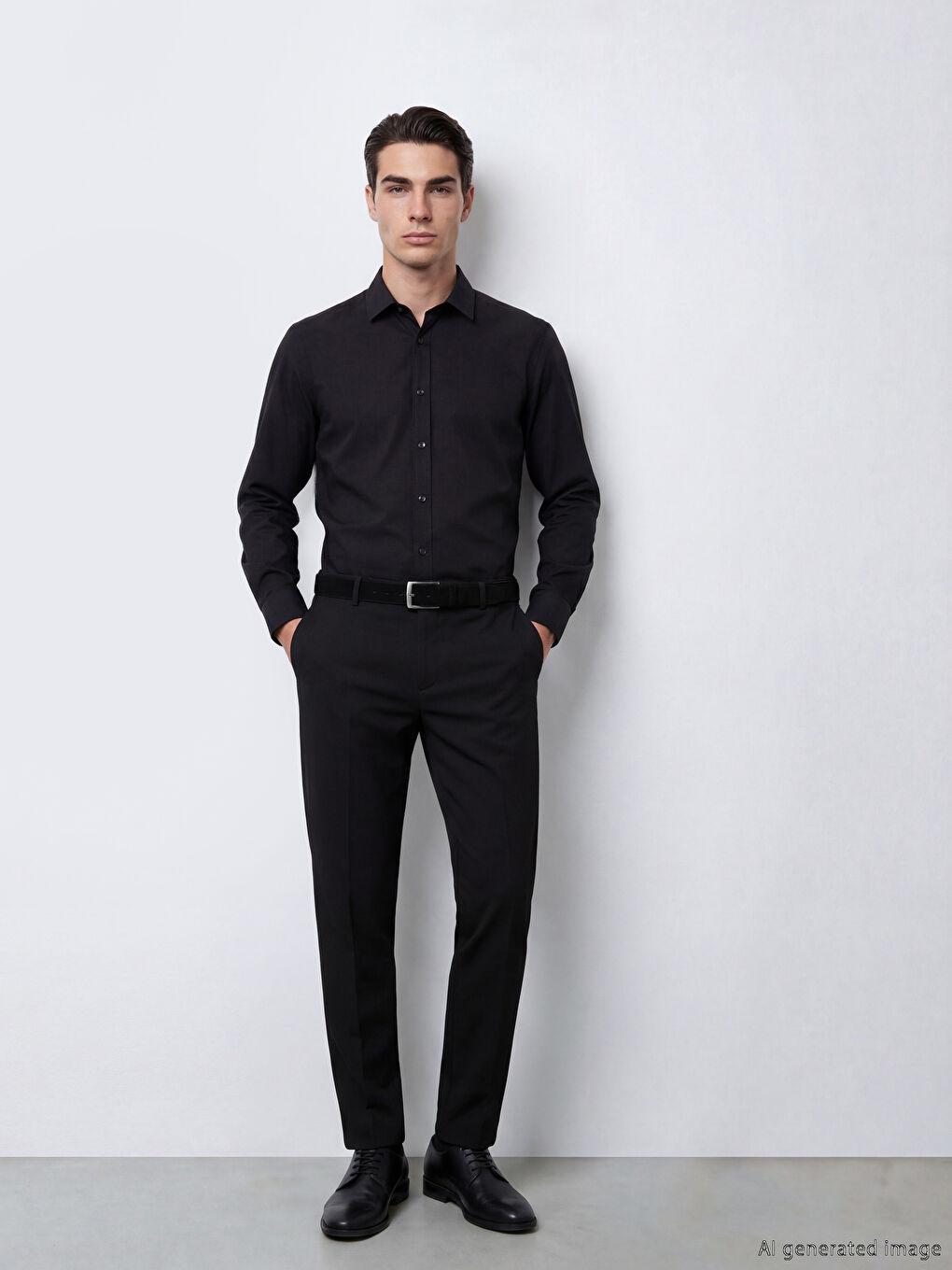 قميص نحيف ملائم للرجال-3