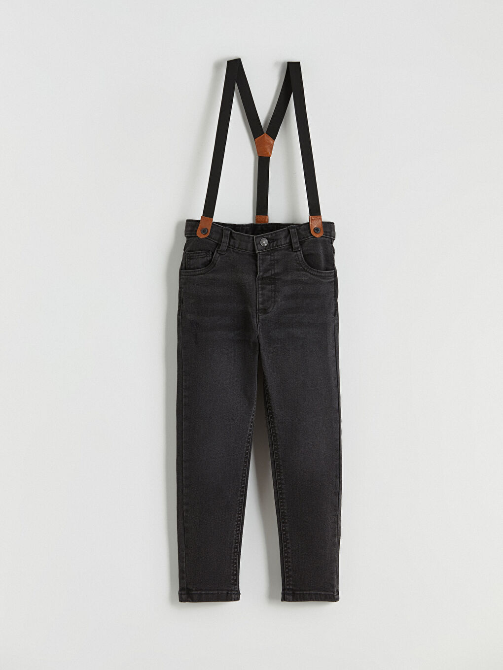 Boy's Jean Trousers and Suspenders