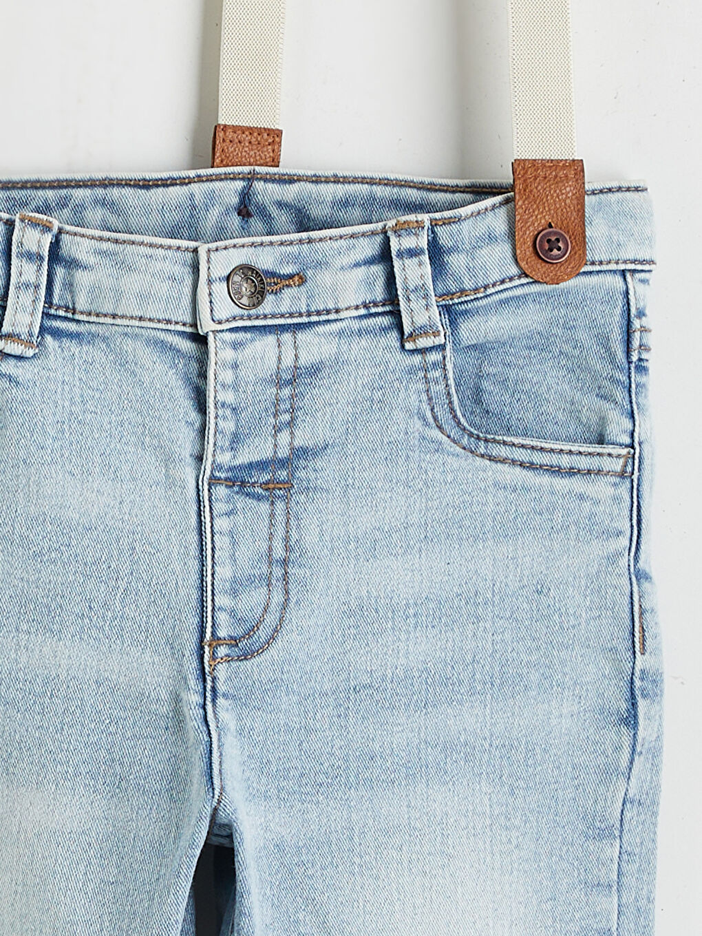 Blugi și bretele pentru băieți.-2