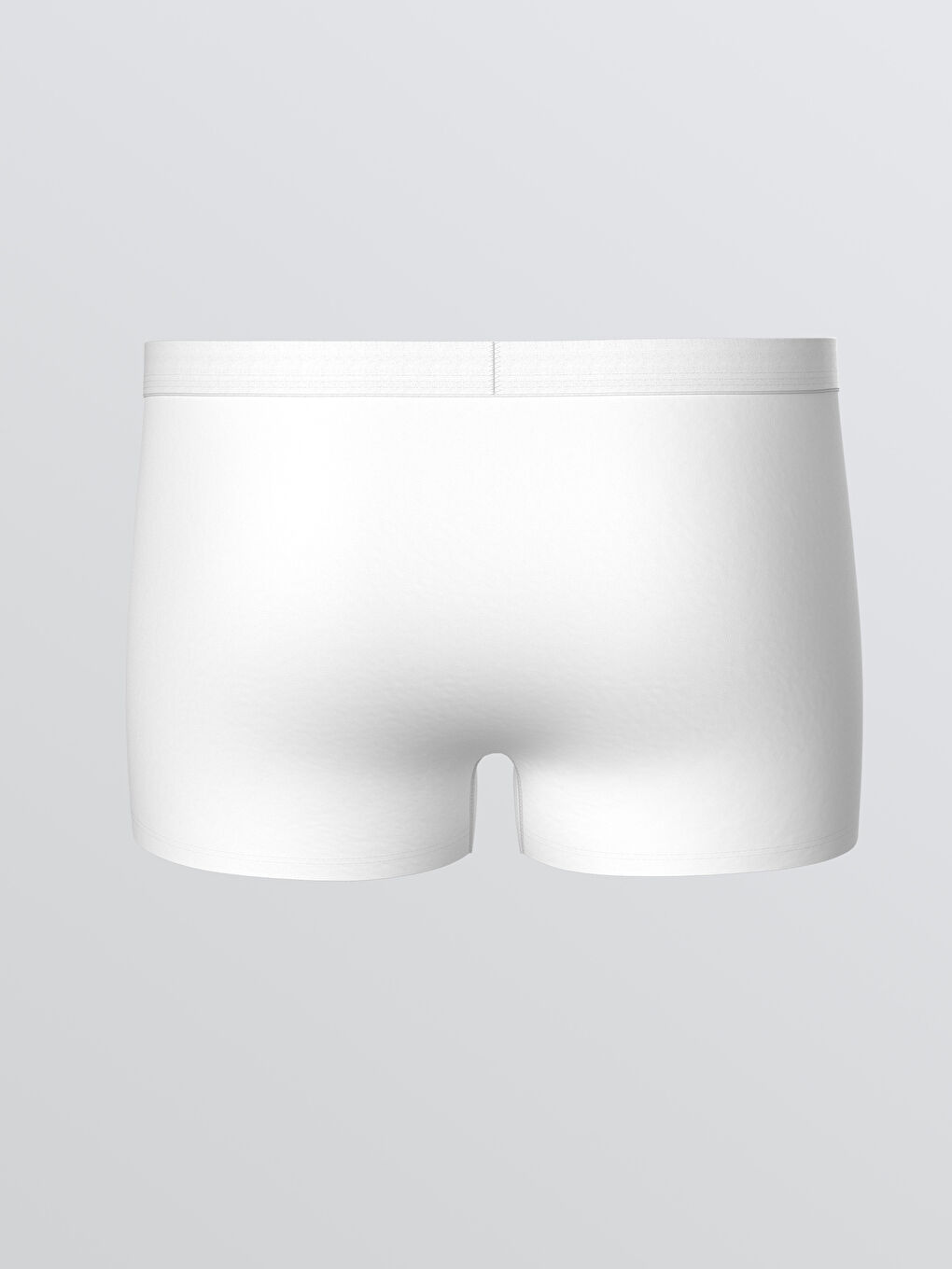 Beyaz Standart Kalıp Pamuklu Esnek Erkek Boxer 3'lü-2