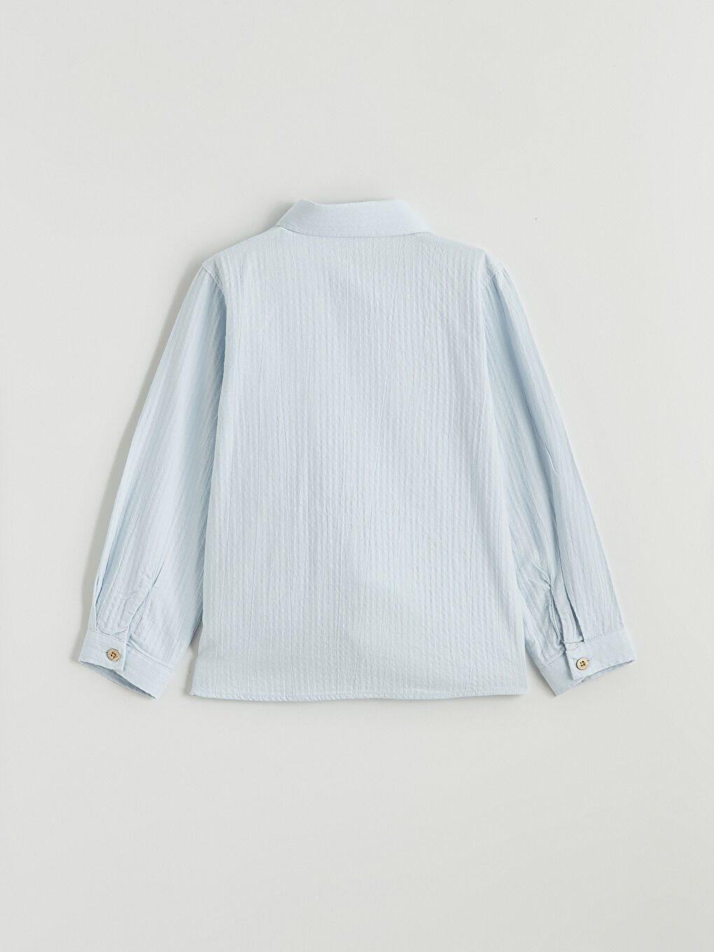 Mavi Dokulu Erkek Çocuk Gömlek-2