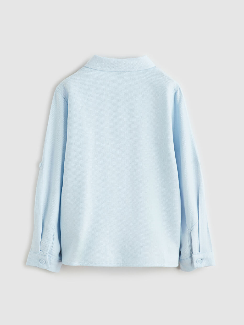 Basic Long Sleeve Boys' Shirt-1