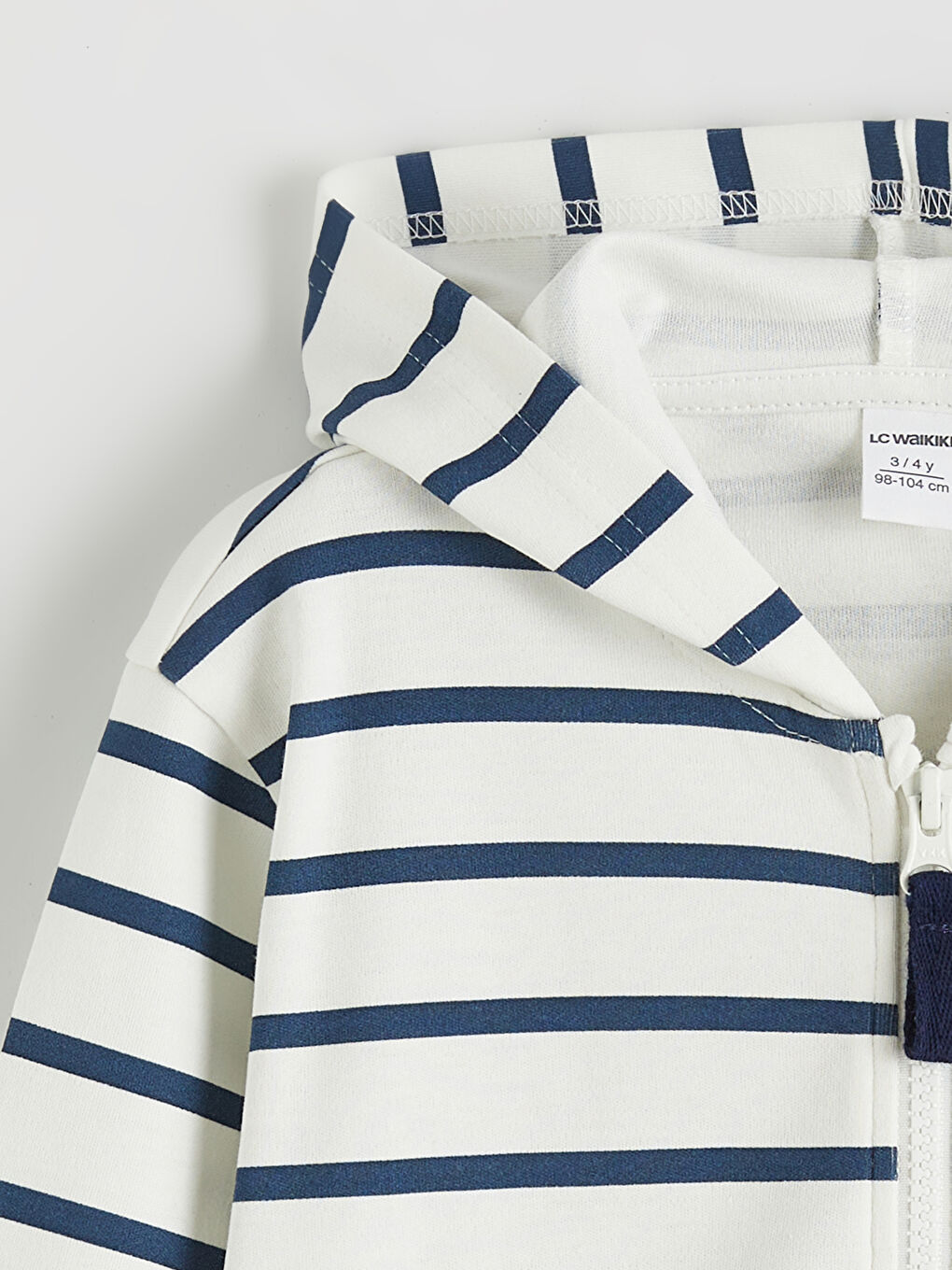 Ekru Baskılı Erkek Çocuk Hırka Tişört Ve Eşofman Altı-2