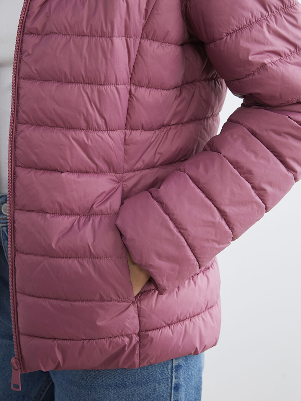 Hooded Women's Puffer Coat-2