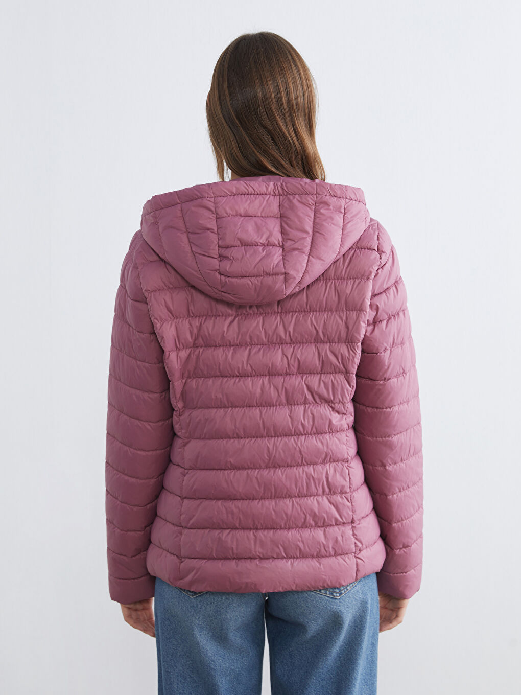 Hooded Women's Puffer Coat-4