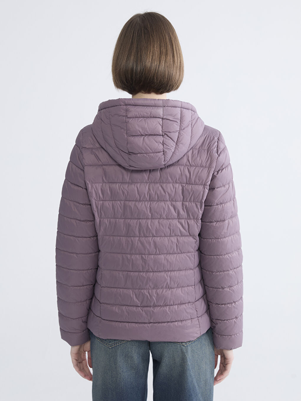 معطف منتفخ بقبّ نساء-4