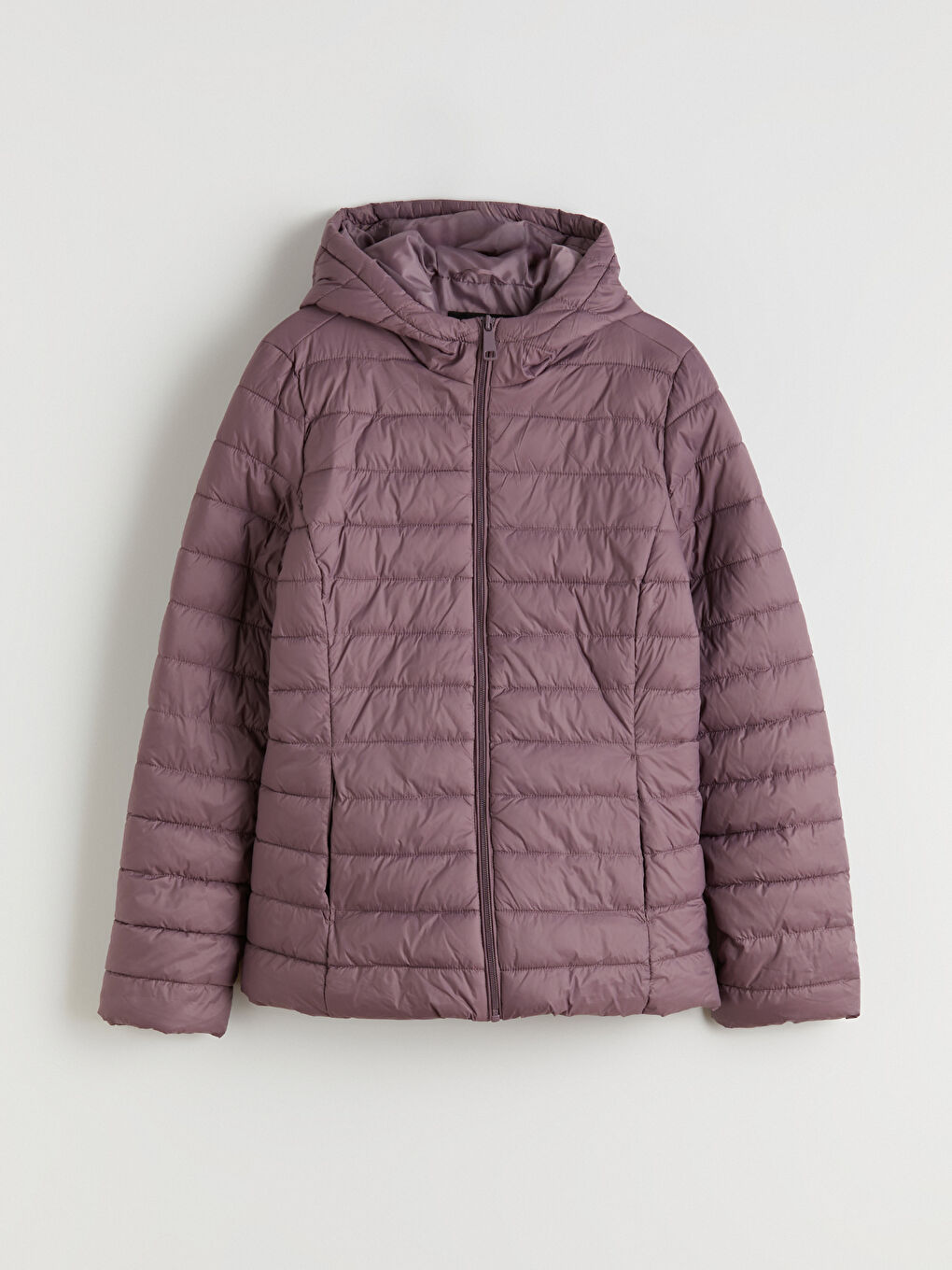 معطف منتفخ بقبّ نساء-5