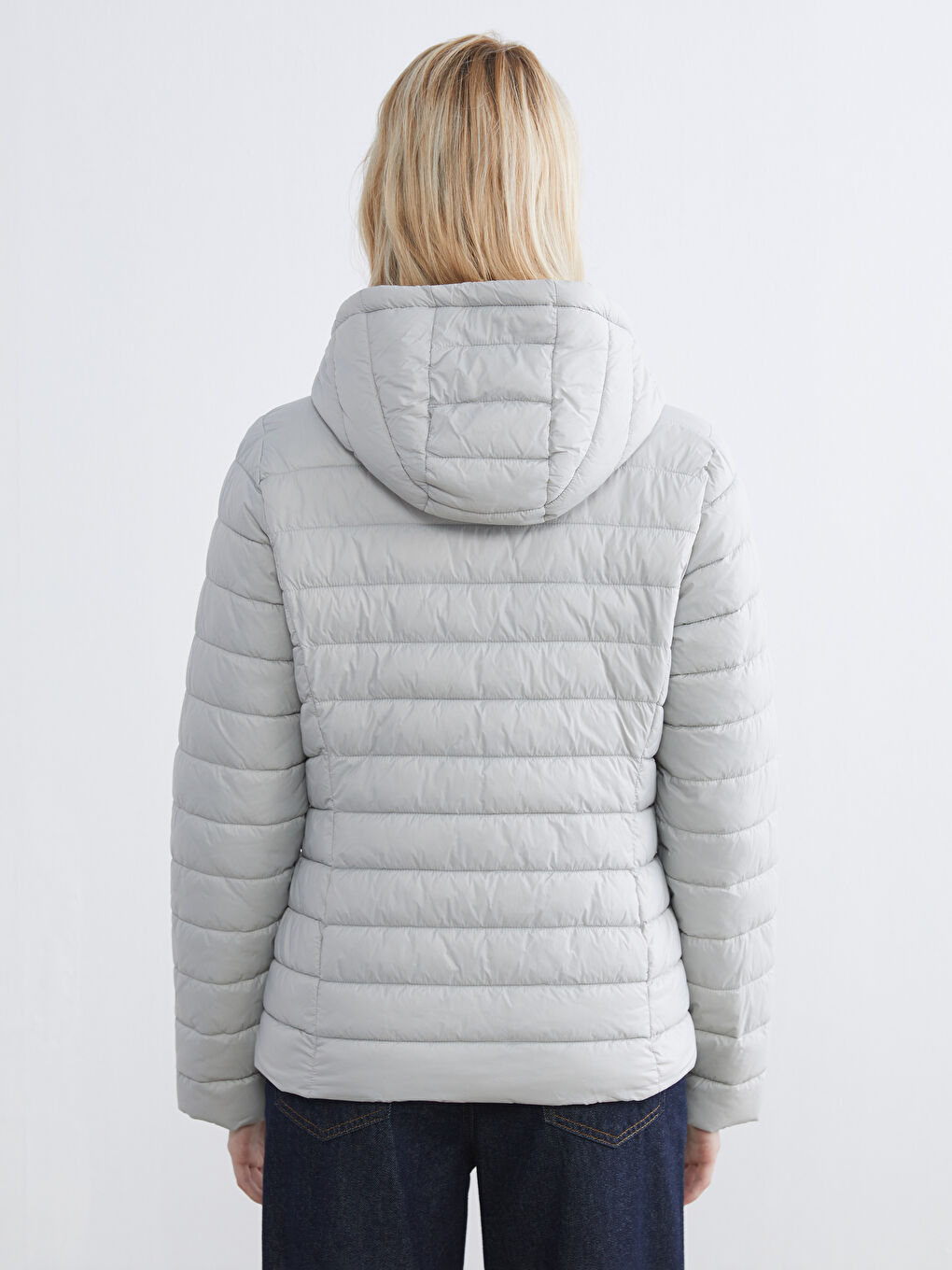 Hooded Women's Puffer Coat-4
