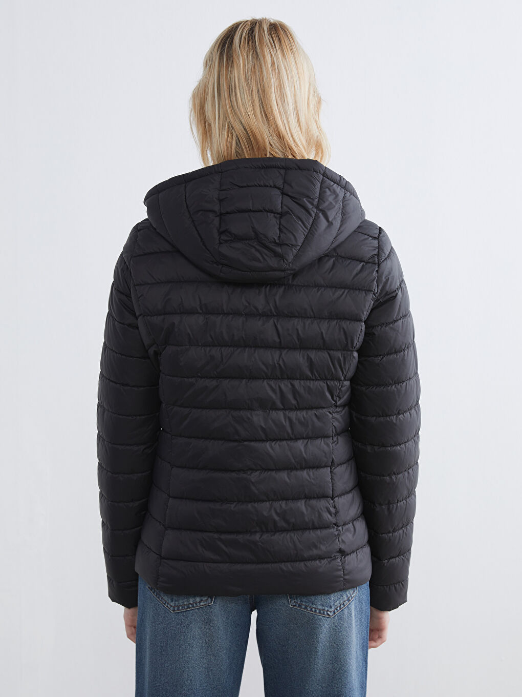 Hooded Women's Puffer Coat-4