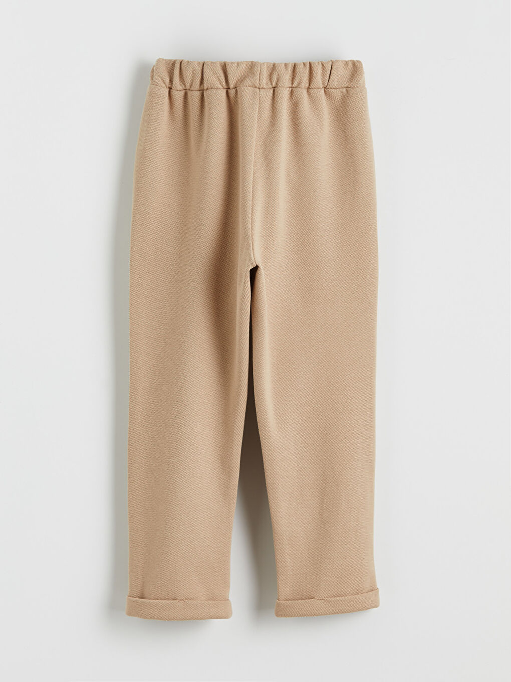 Bej Beli Lastikli Erkek Çocuk Eşofman Altı-1