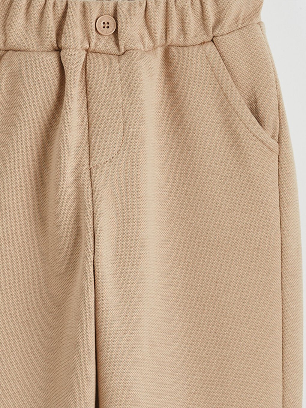 Bej Bisiklet Yaka Erkek Çocuk Takım 3'lü -9