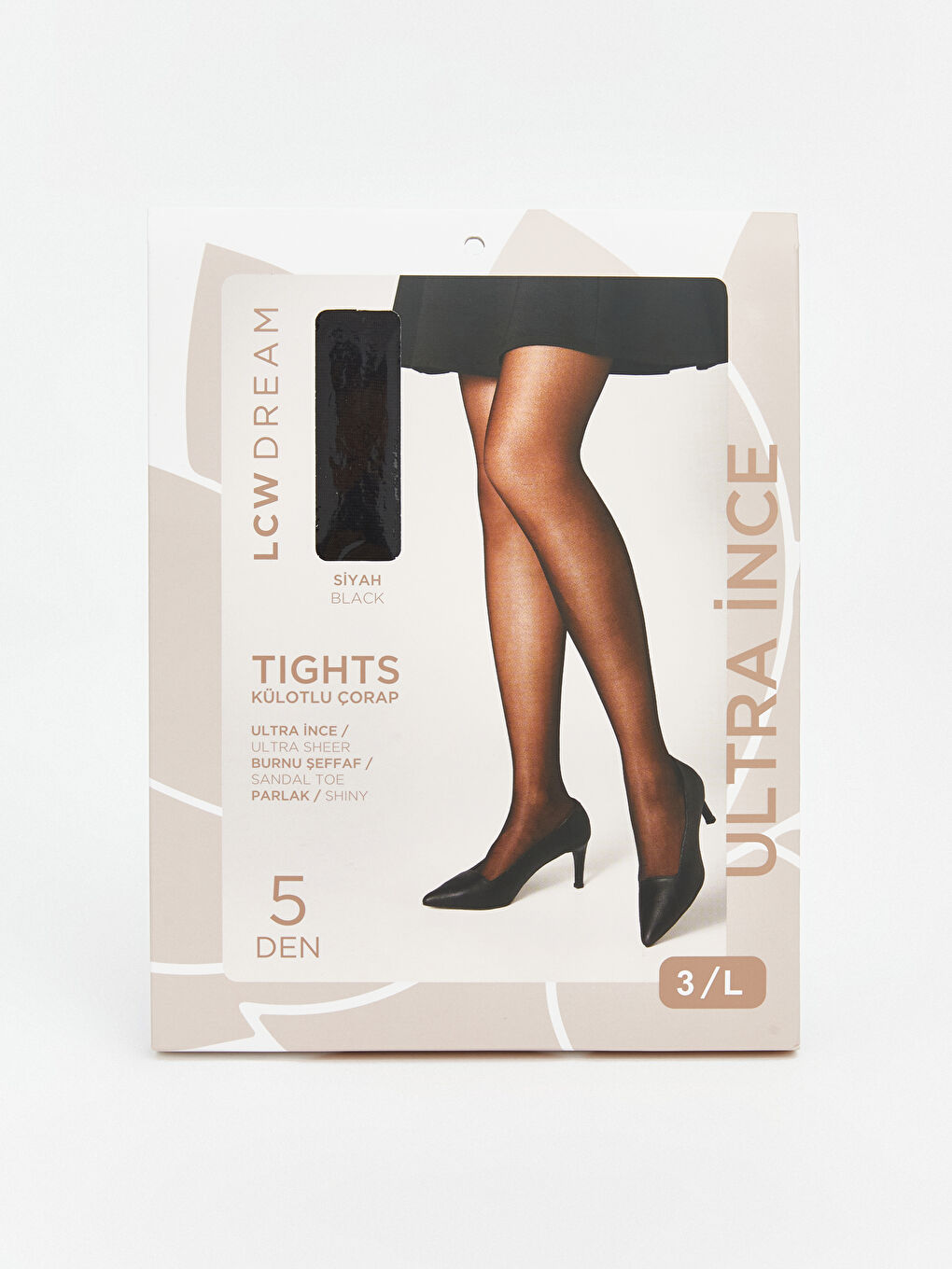 5 Denier Ultra Providne Sjajne Čarape-1