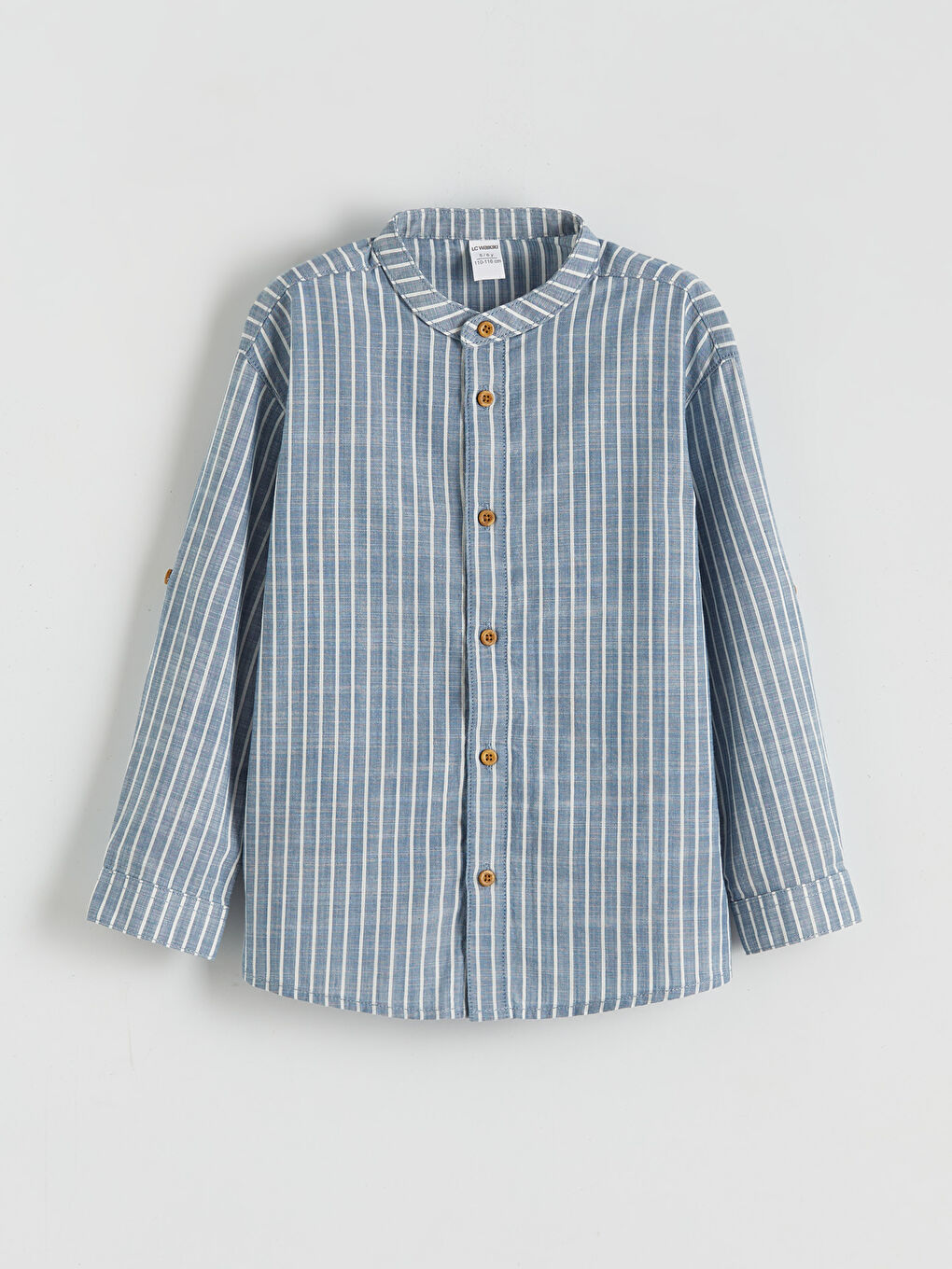 Ekru Hakim Yaka Erkek Çocuk Gömlek ve Pantolon-1