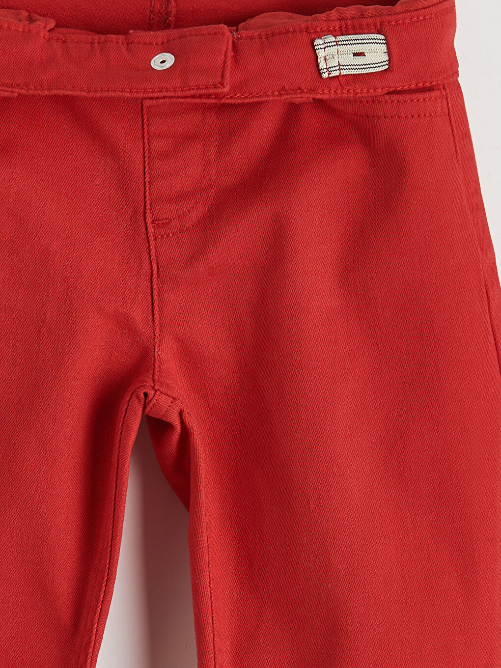 Kırmızı Slim Fit Erkek Çocuk Pantolon-2