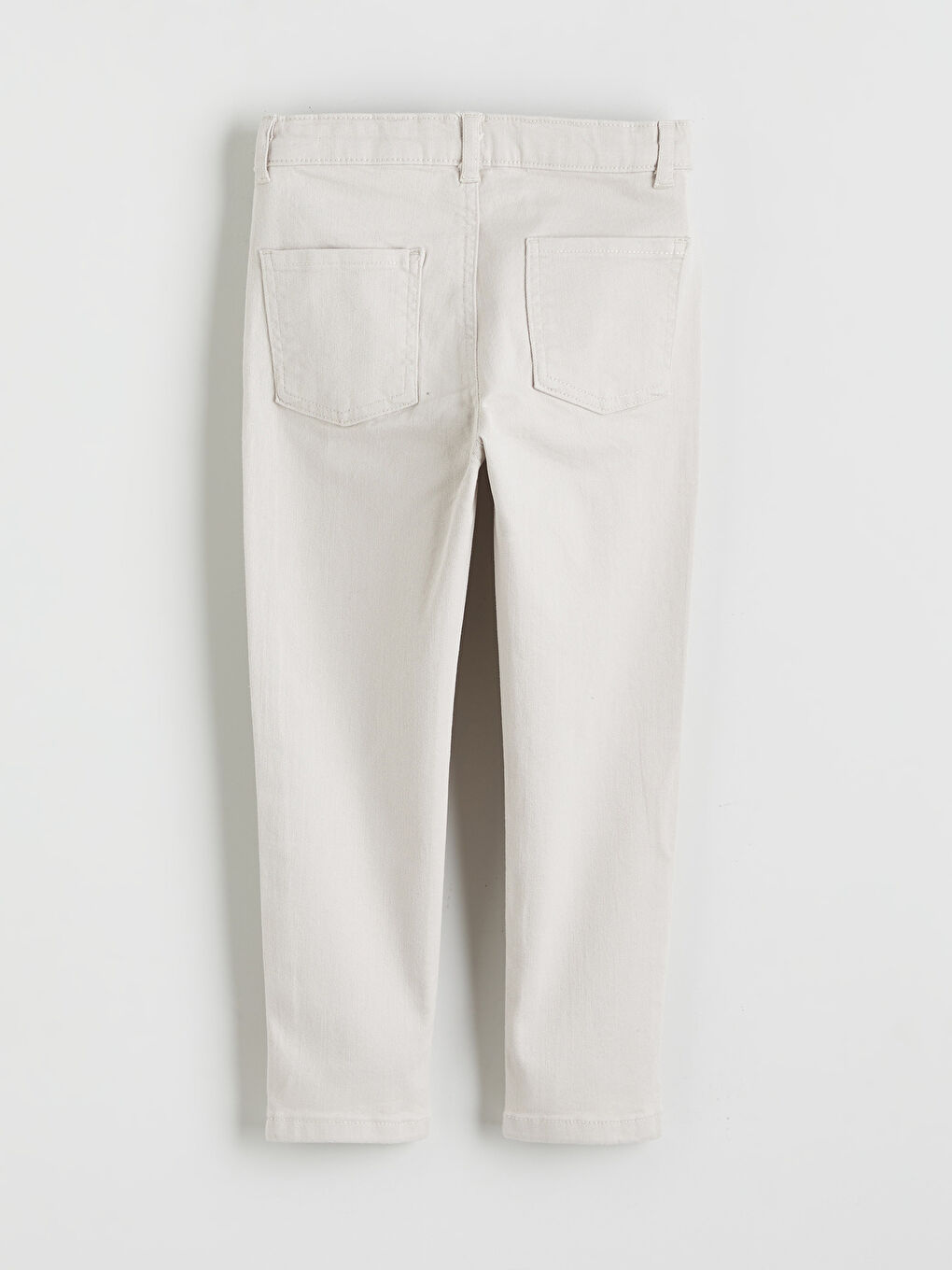 Bej Beli Ayarlanabilir Lastikli Erkek Çocuk Pantolon-1