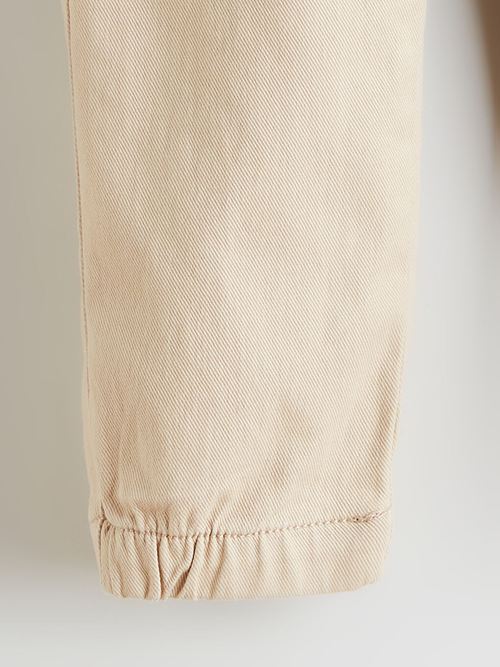 Bej Beli Lastikli Erkek Çocuk Kargo Pantolon	-1