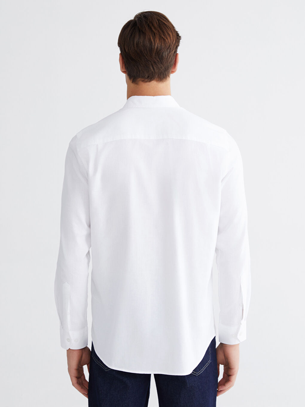 Regular Fit Gabardine Men's Shirt-3