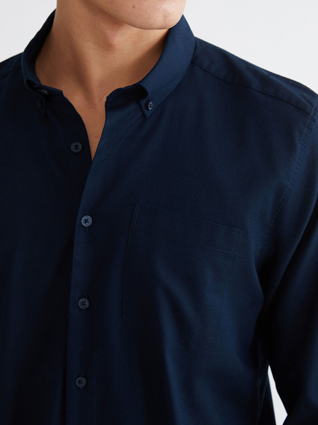 Regular Fit Gabardine Men's Shirt-2