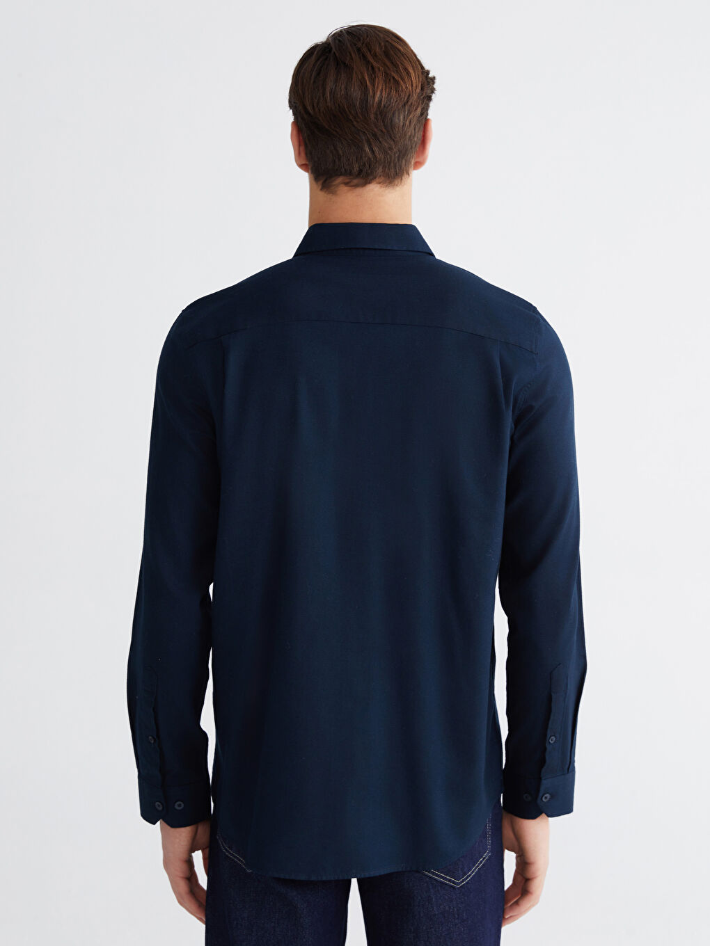 Regular Fit Gabardine Men's Shirt-3