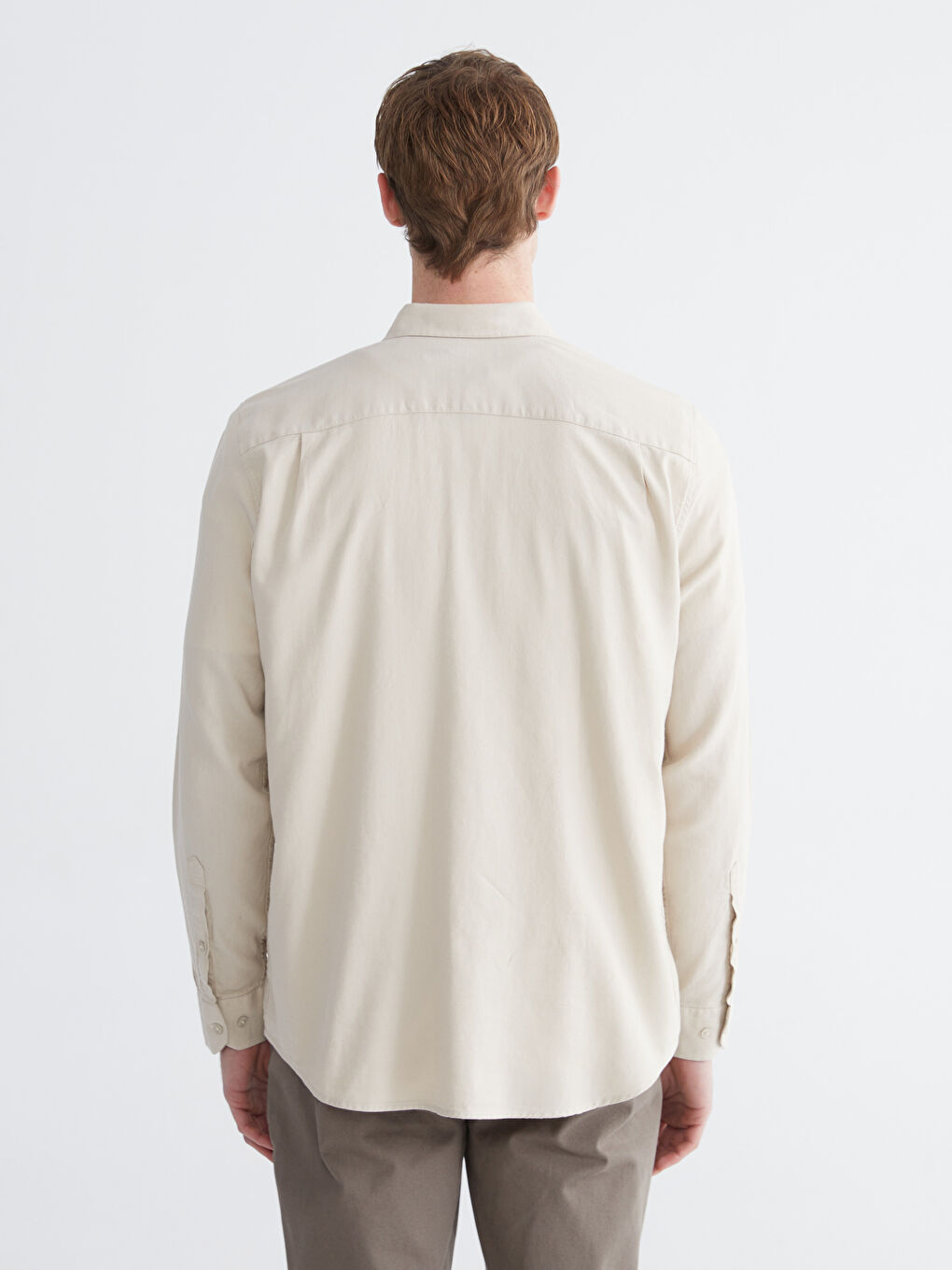 Regular Fit Gabardine Men's Shirt-3