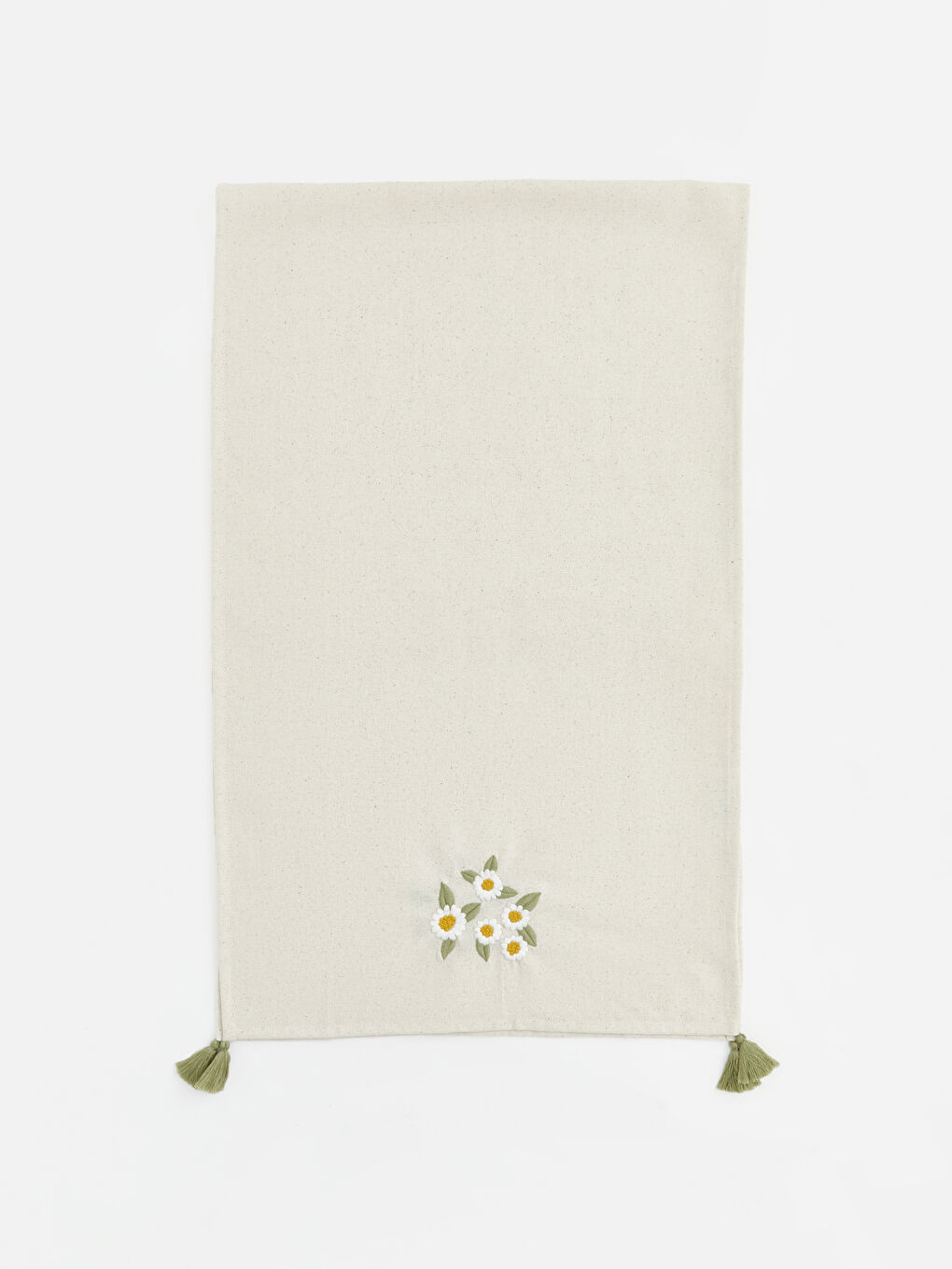 Karışık Çiçek Nakışlı Runner 45x150 cm-2